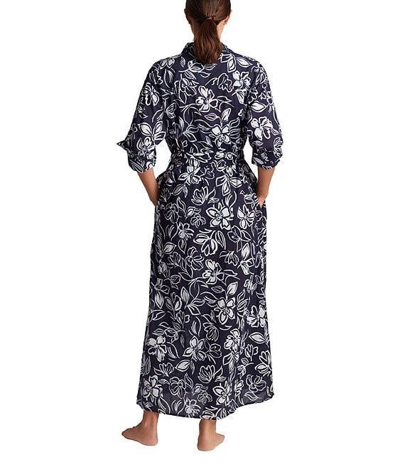 Lauren Ralph Lauren Allora Floral Cotton Voile Midi Shirt Dress Swim Cover-Up Product Image