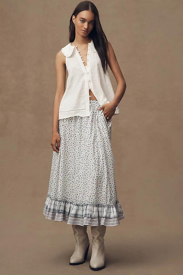 The Keira Collared Button-Front Blouse by Pilcro: Tank Edition Product Image