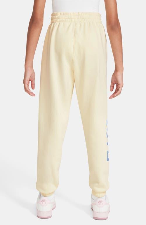 Nike Kids' Sportswear Club Fleece Sweatpants in Coconut Milk/College Grey at Nordstrom Product Image