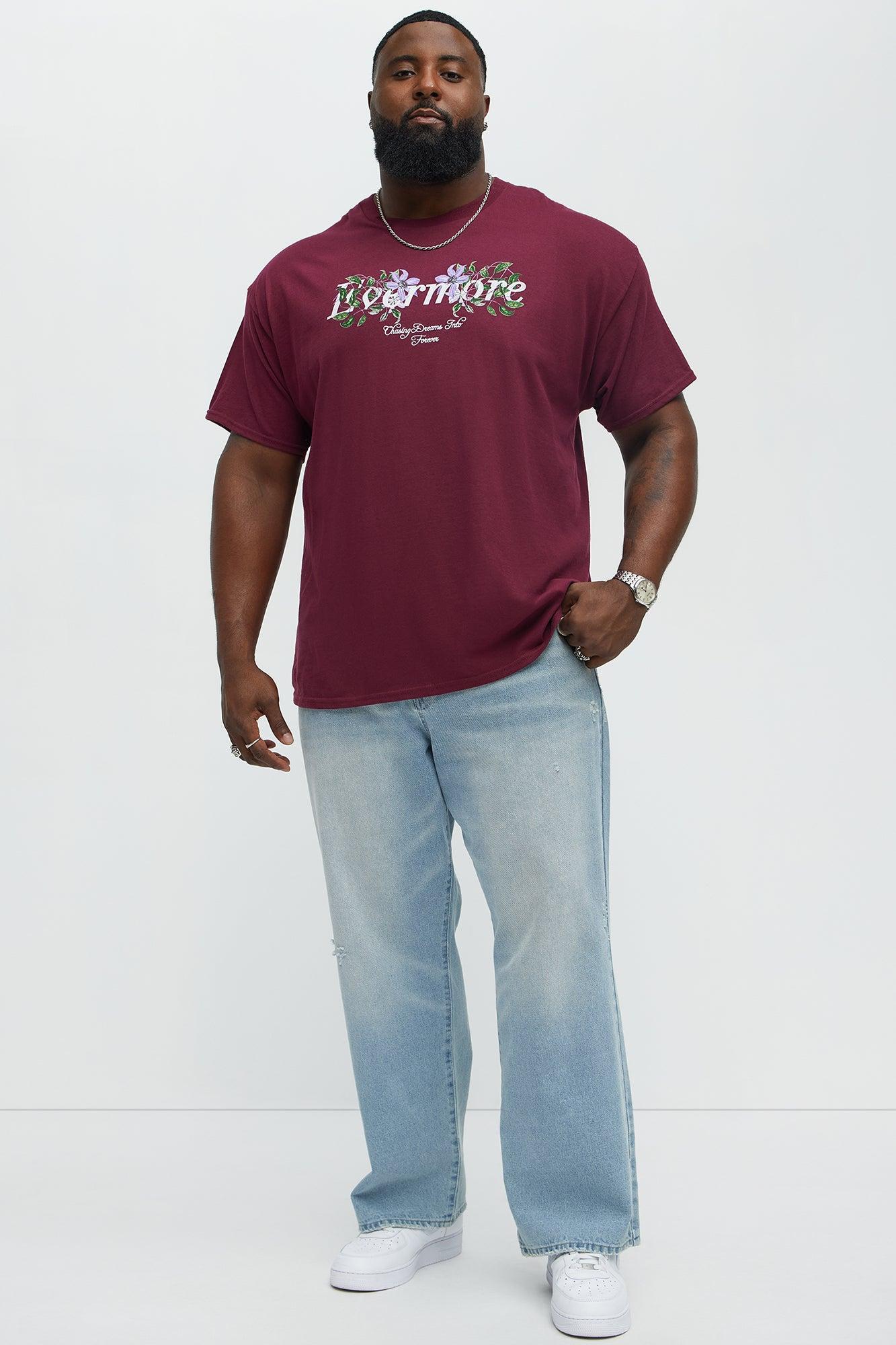 Evermore Short Sleeve Tee - Burgundy Product Image