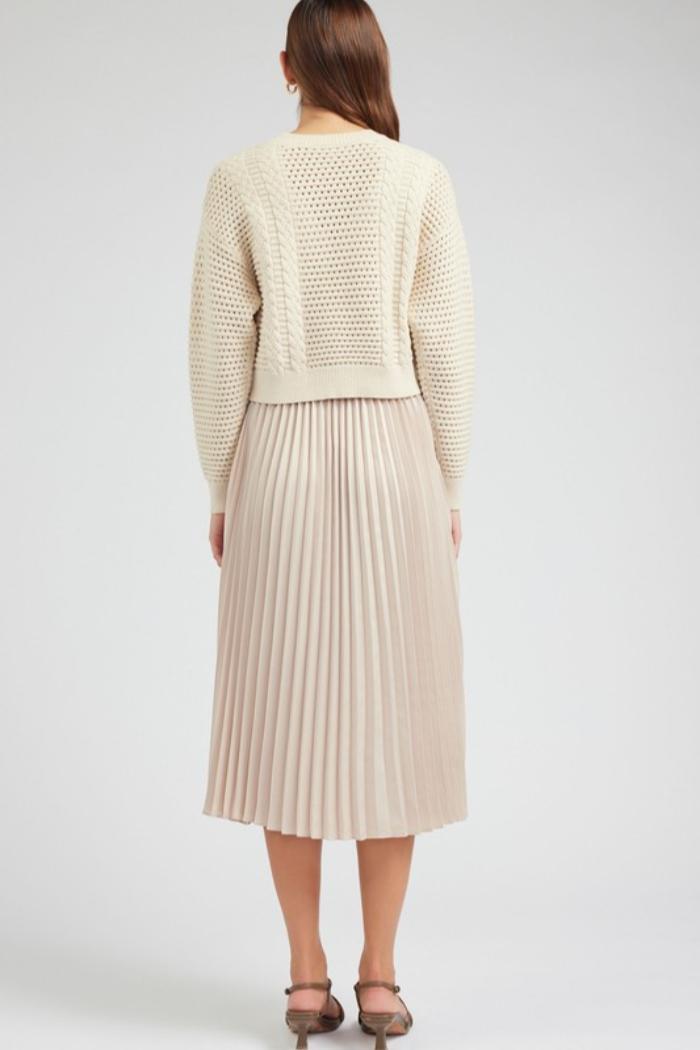 Accordion Dress/Sweater Set Product Image