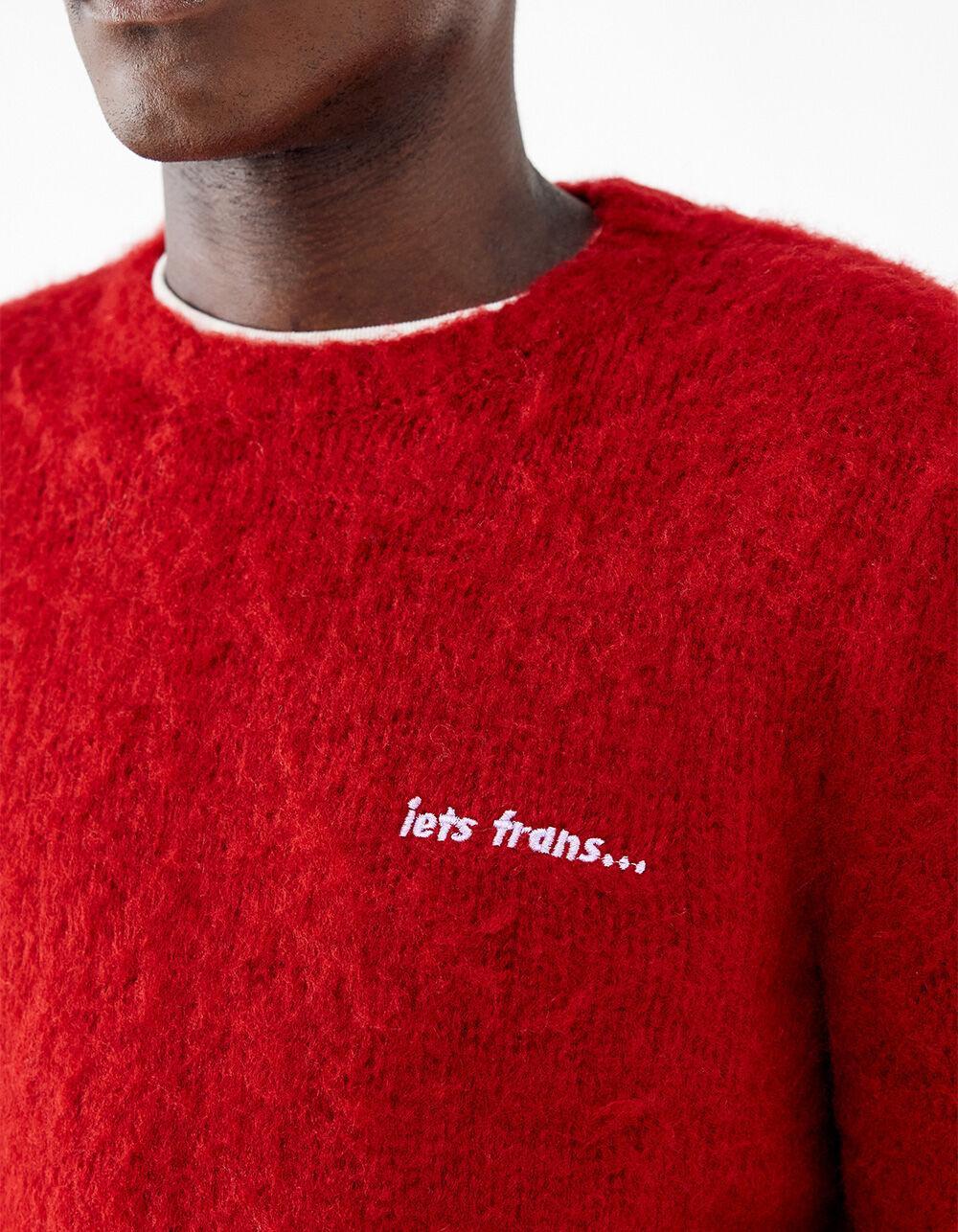 IETS FRANS Brushed Mens Crewneck Sweater Product Image