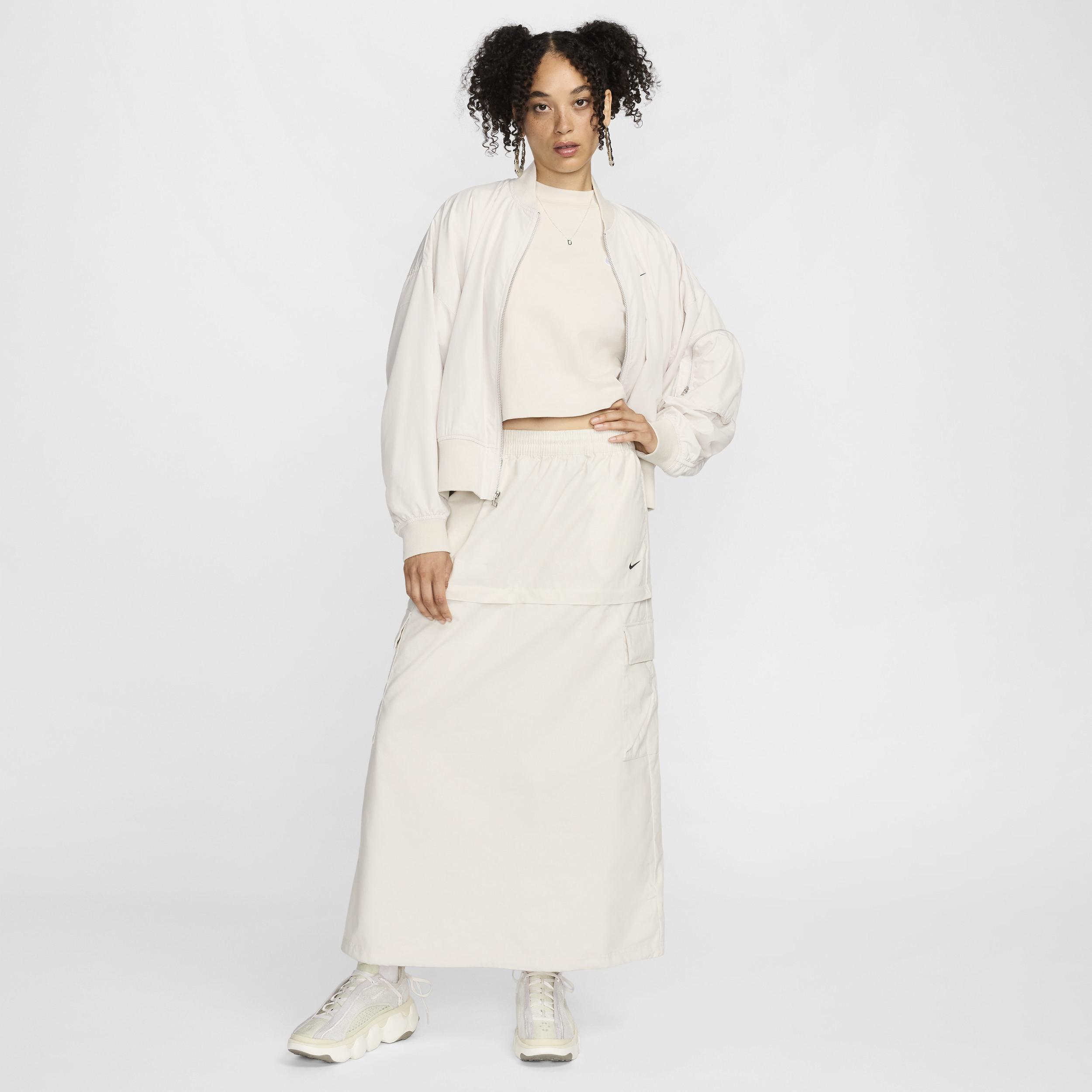 Nike Sportswear Essential Women's Mid-Rise Woven Cargo Midi Skirt Product Image
