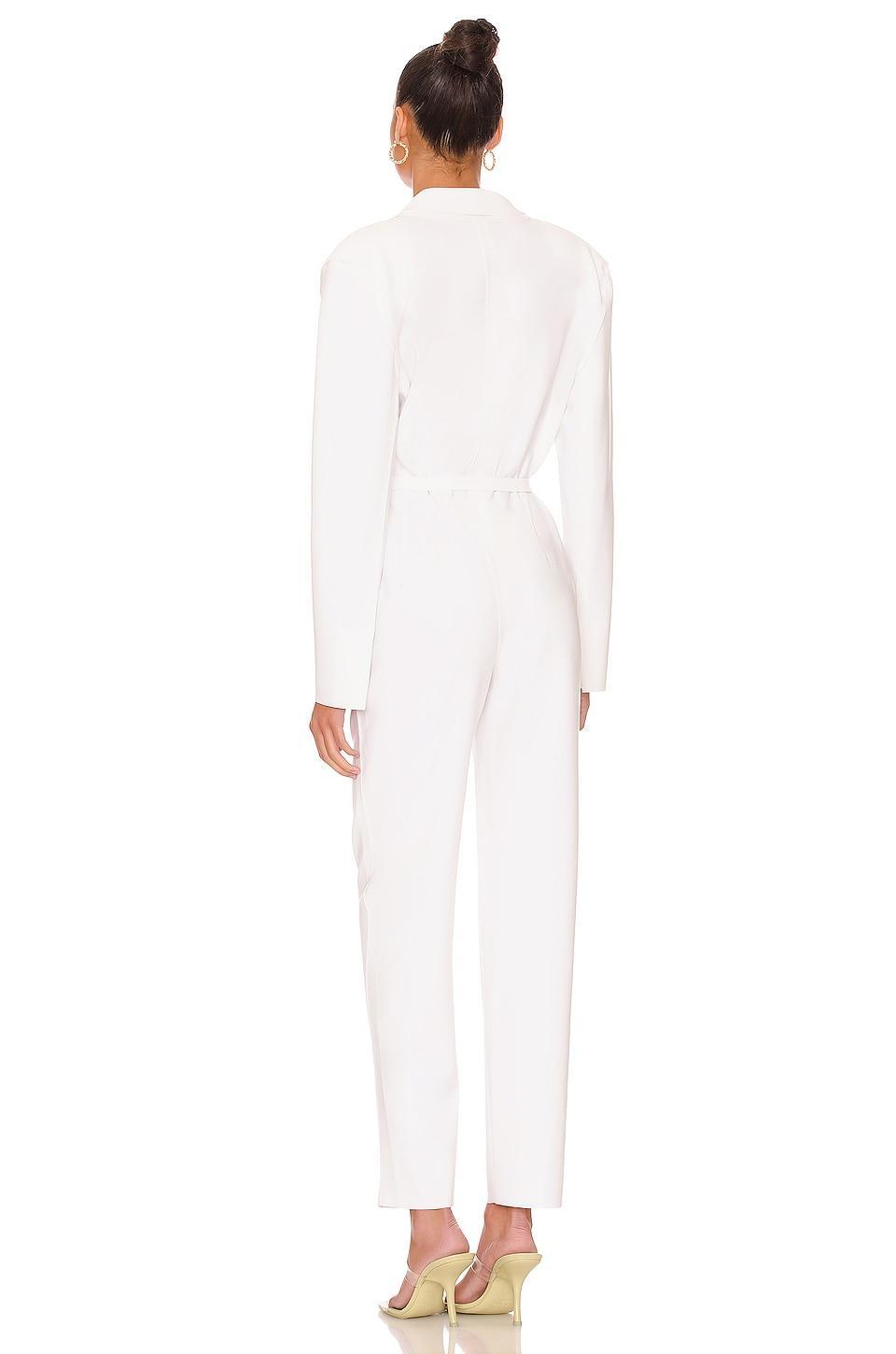 Single Breasted Tapered Leg Jumpsuit Product Image