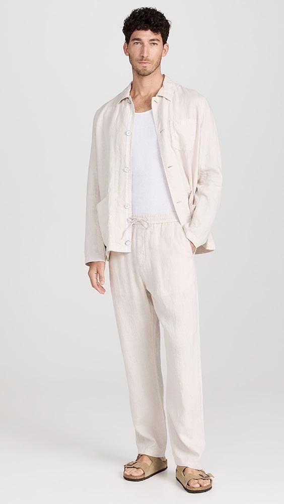 rag & bone Bradford Linen Drawstring Pants | Shopbop Product Image