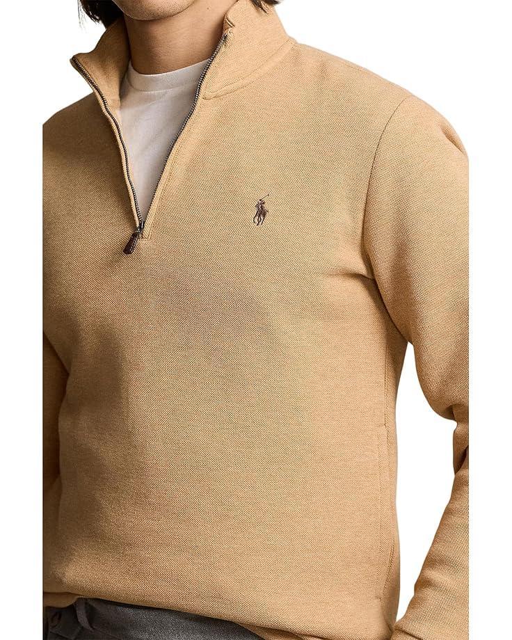 Men's Polo Ralph Lauren Double-Knit Mesh 1/4 Zip Pullover Product Image