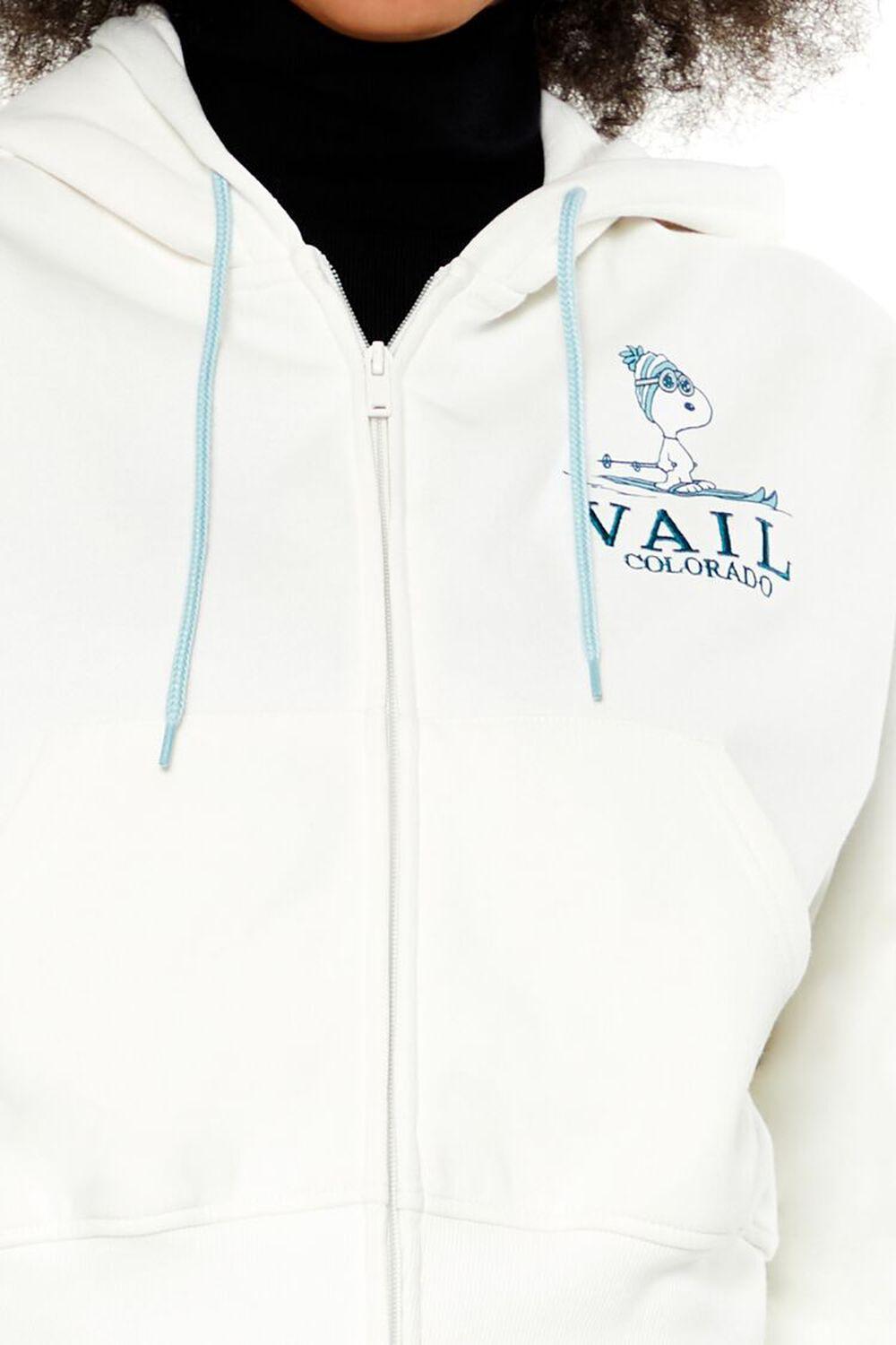 Snoopy Vail Colorado Zip-Up Hoodie | Forever 21 Product Image