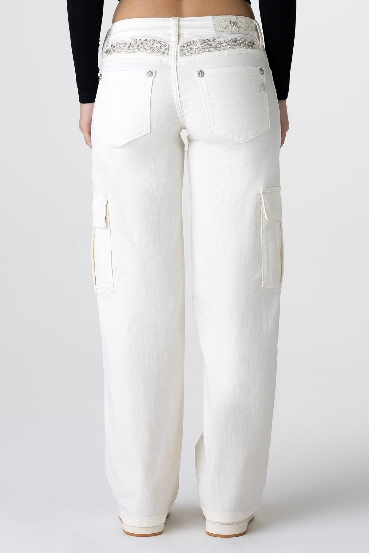 Evelyn Denim Cargo Jeans Product Image