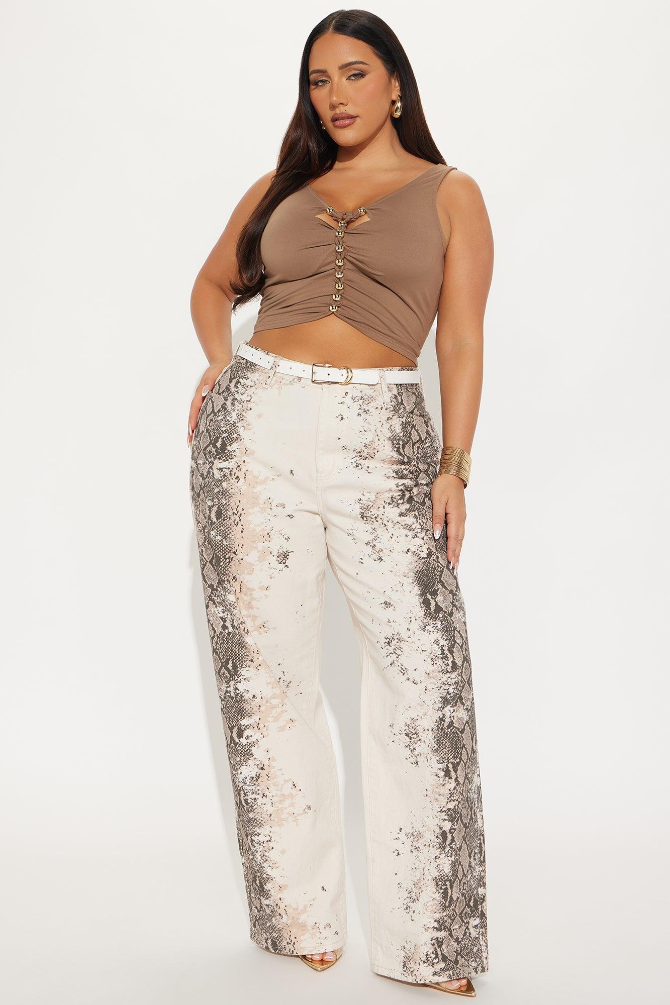 Hattie Cut Out Ruched Top - Taupe Product Image