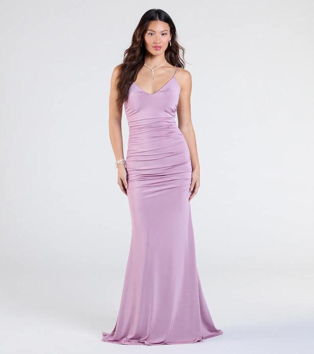 Justine V-Neck Mermaid Formal Dress Product Image
