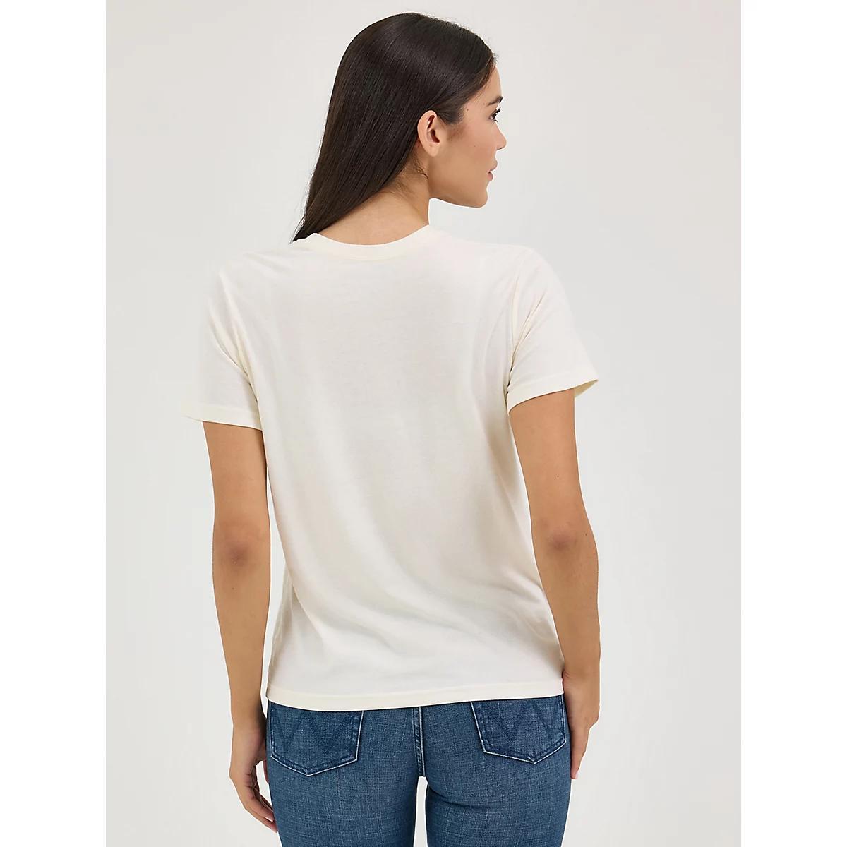 Women's Wrangler Western Graphic Reg Fit Tee in Cement Heather Product Image