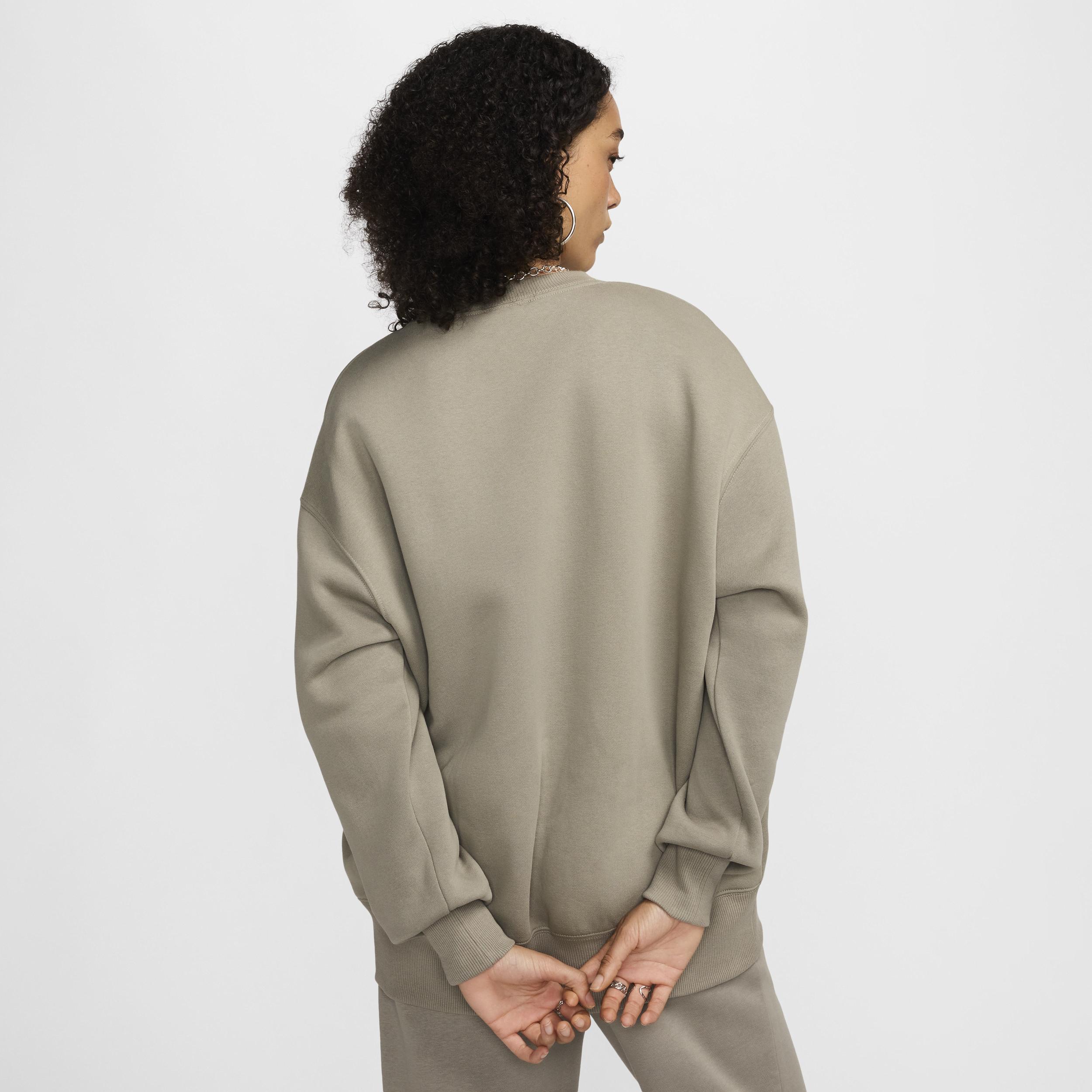 Nike Womens Sportswear Phoenix Fleece Oversized Crewneck Sweatshirt Product Image