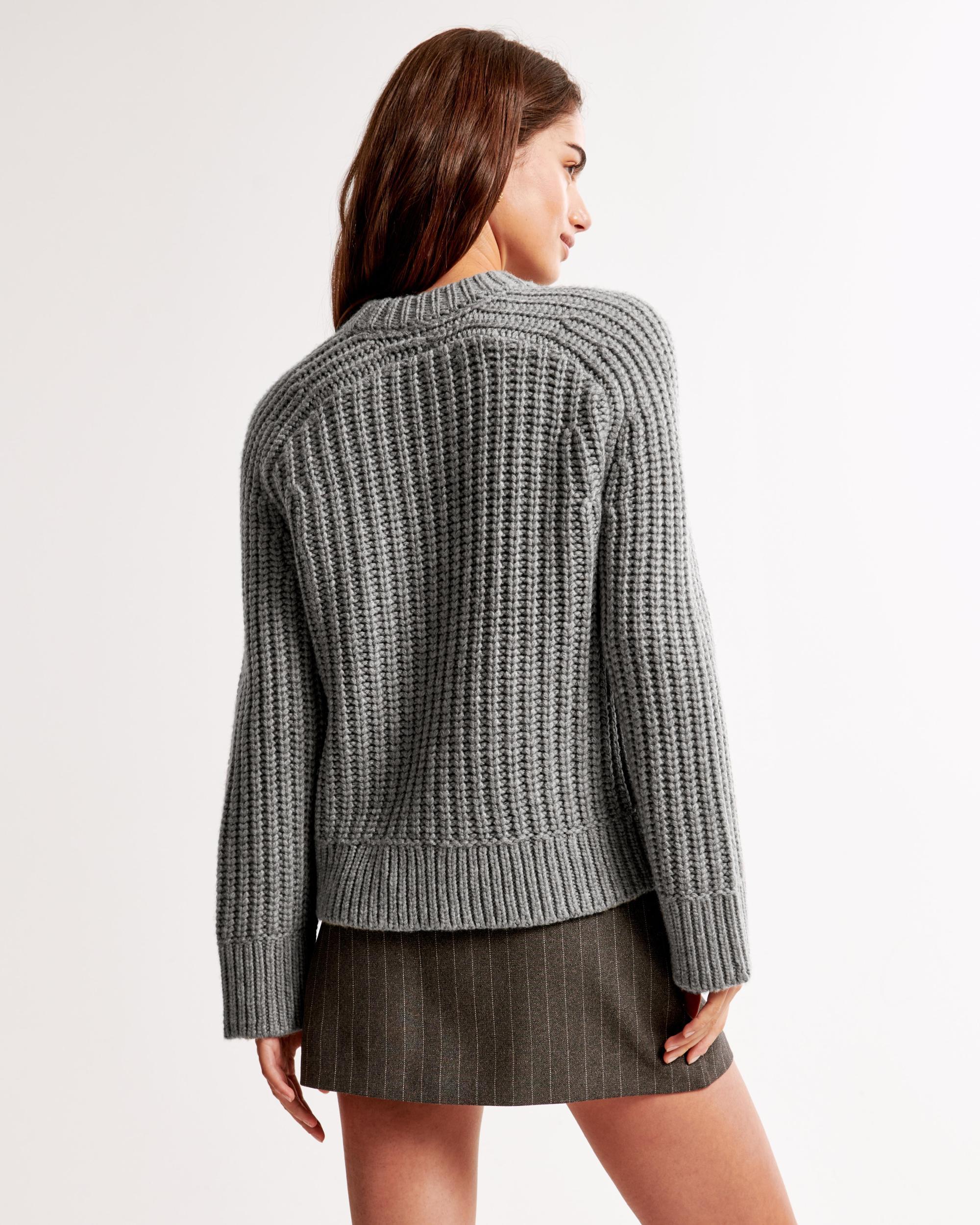 The A&F Madeline Wool-Blend Crew Sweater Product Image