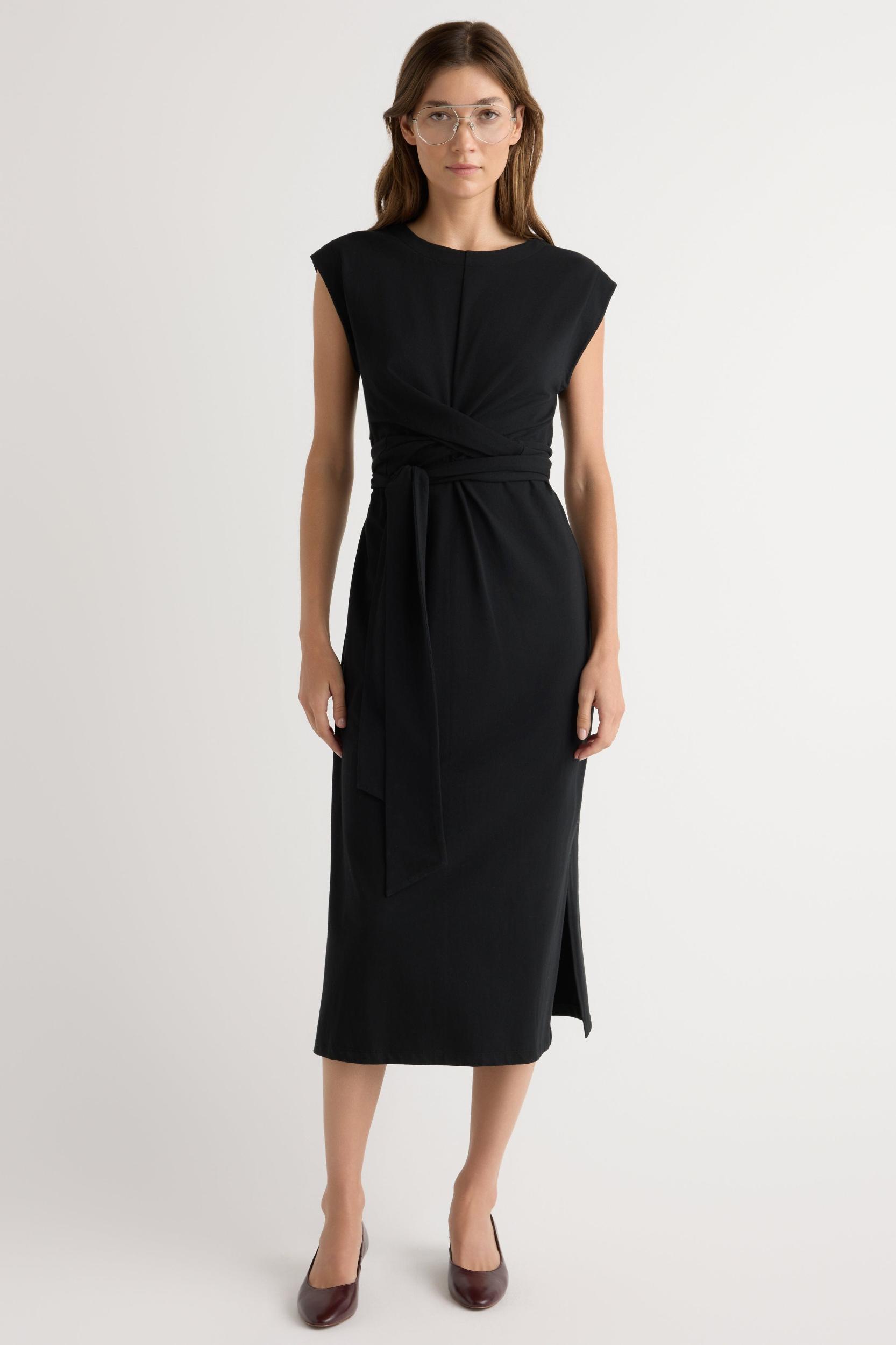 Fei Tie-Front Organic Cotton Dress Product Image
