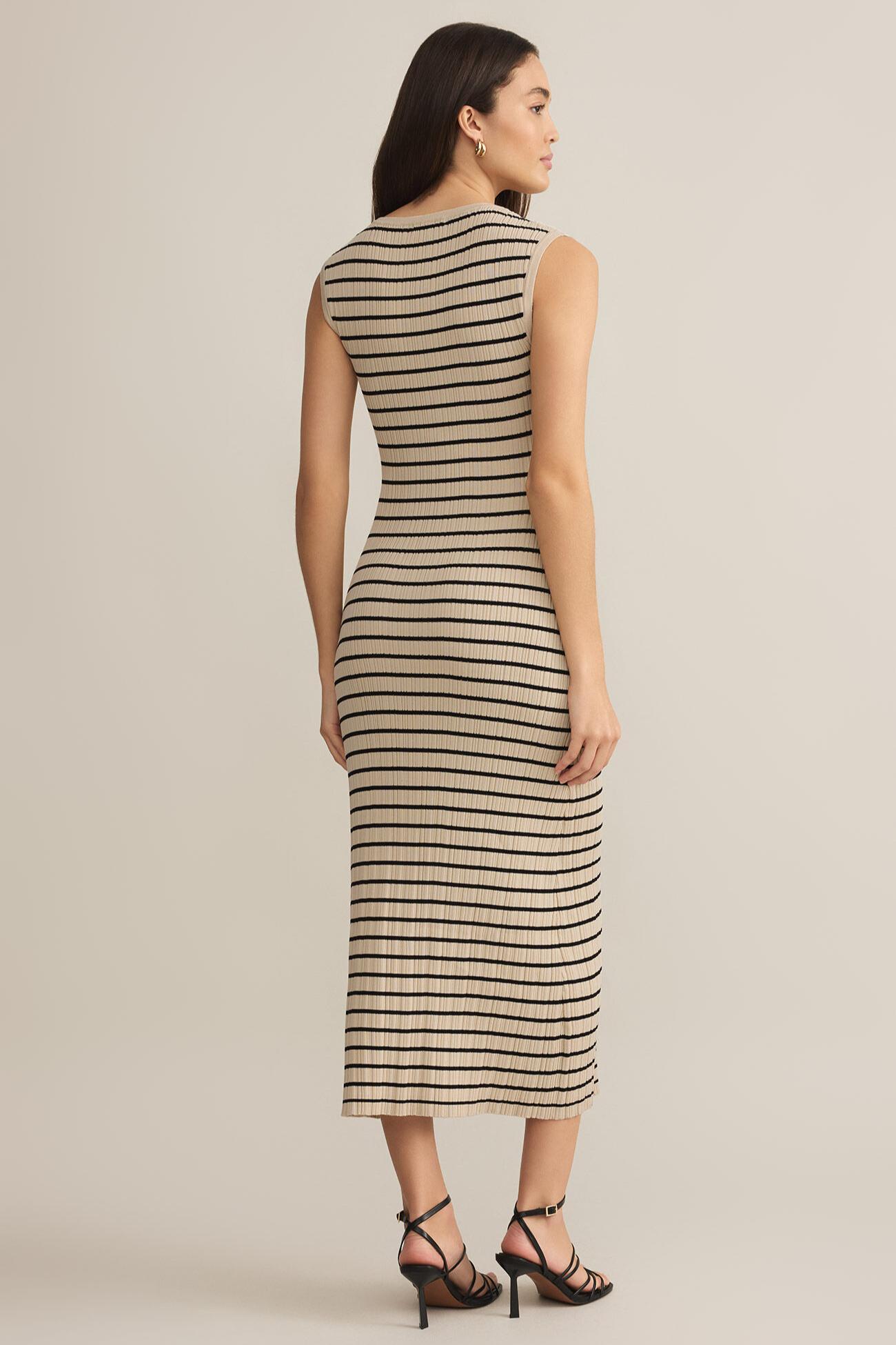 Gisele Stripe Midi Dress Product Image