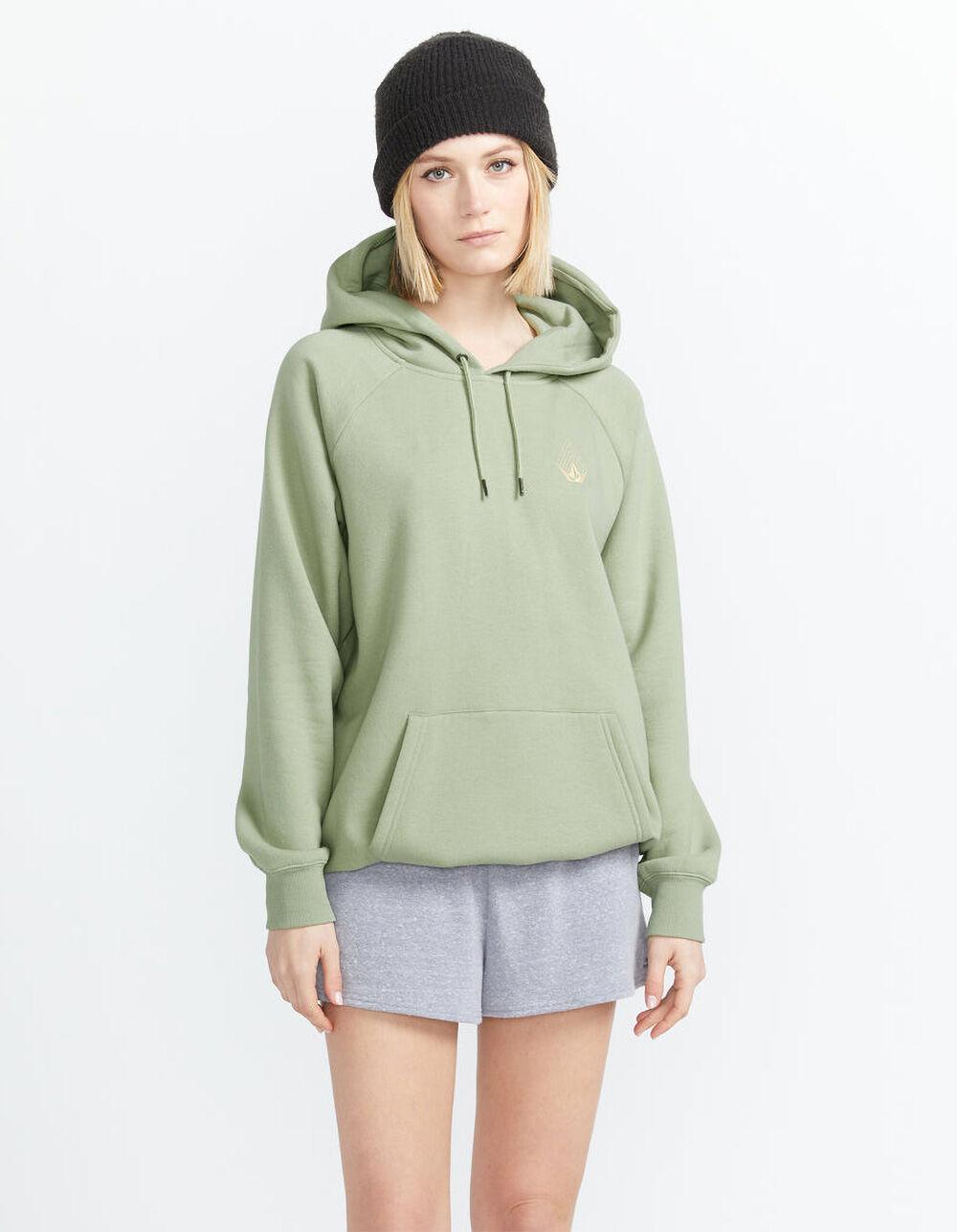 VOLCOM Truly Stoked Womens Oversized Hoodie - BLUE/WHT Product Image