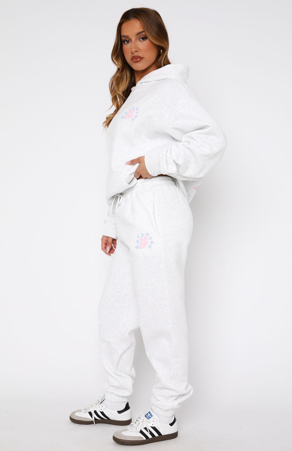 Give You The Best Sweatpants Grey Marle Product Image
