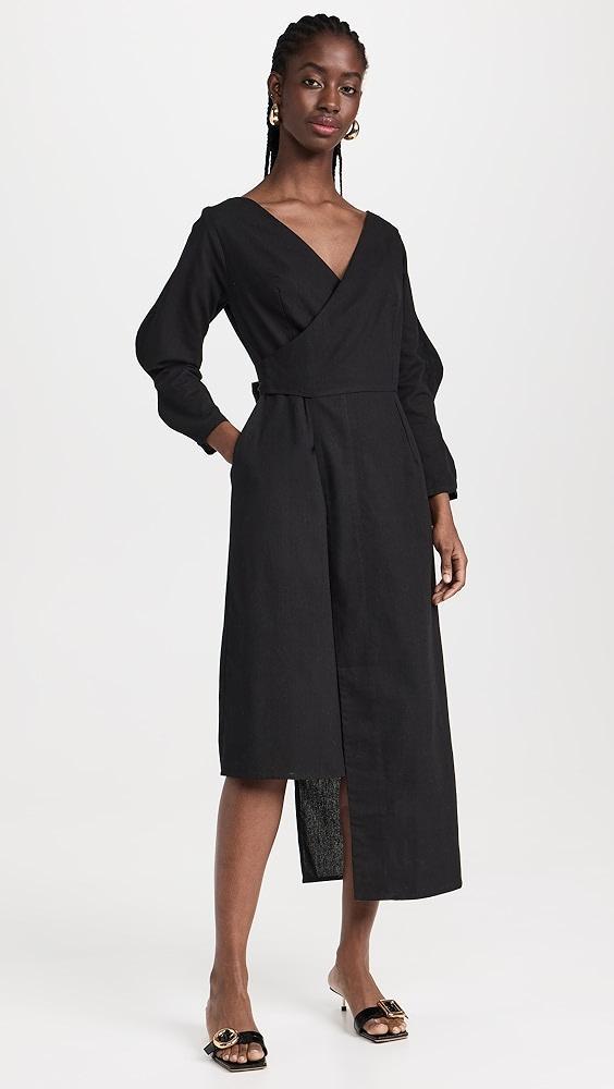 SELFI Two Wave Asymmetrical Wrap Dress | Shopbop Product Image
