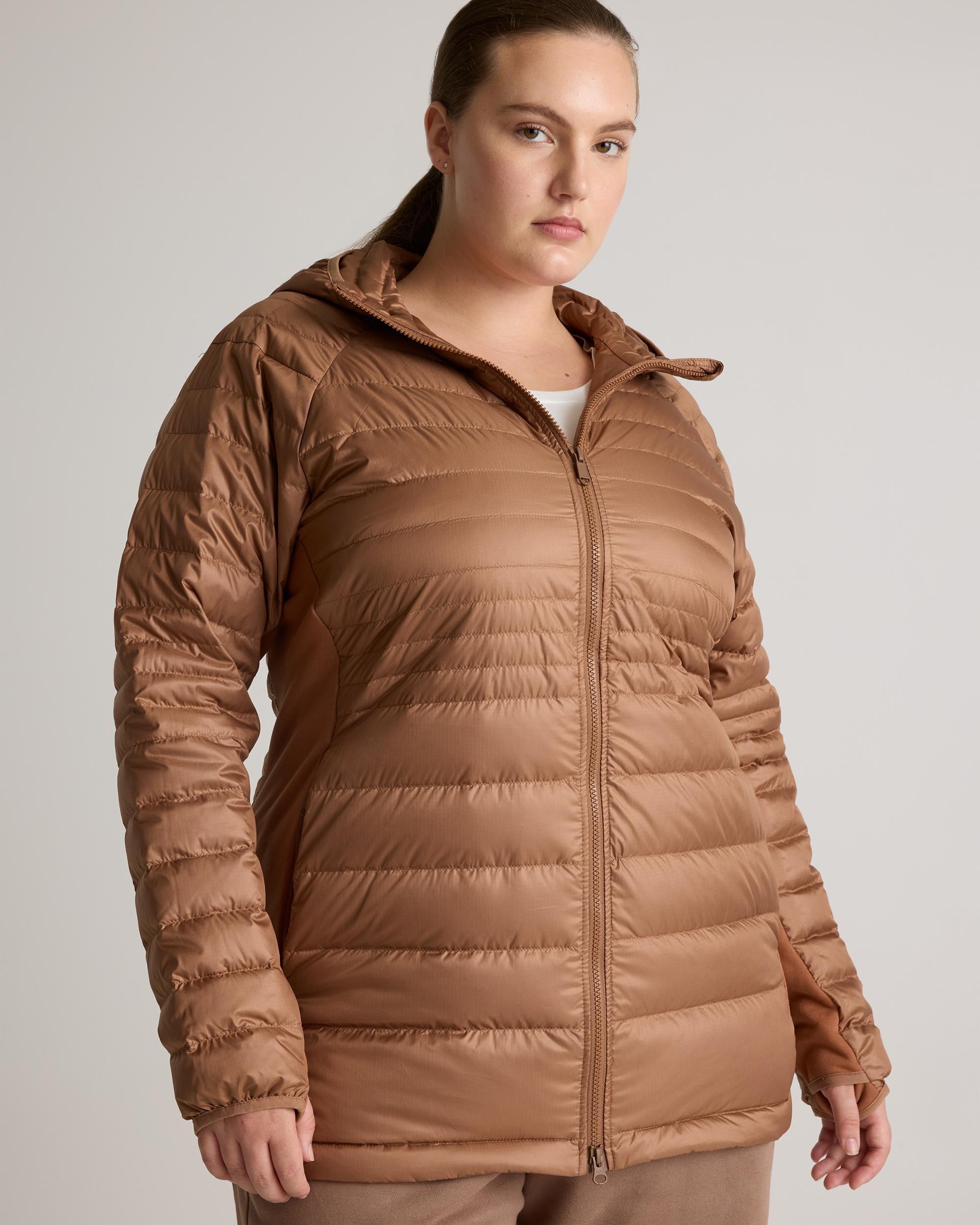 Quince | Women's Lightweight Down Packable Long Puffer Jacket Recycled Polyester Product Image