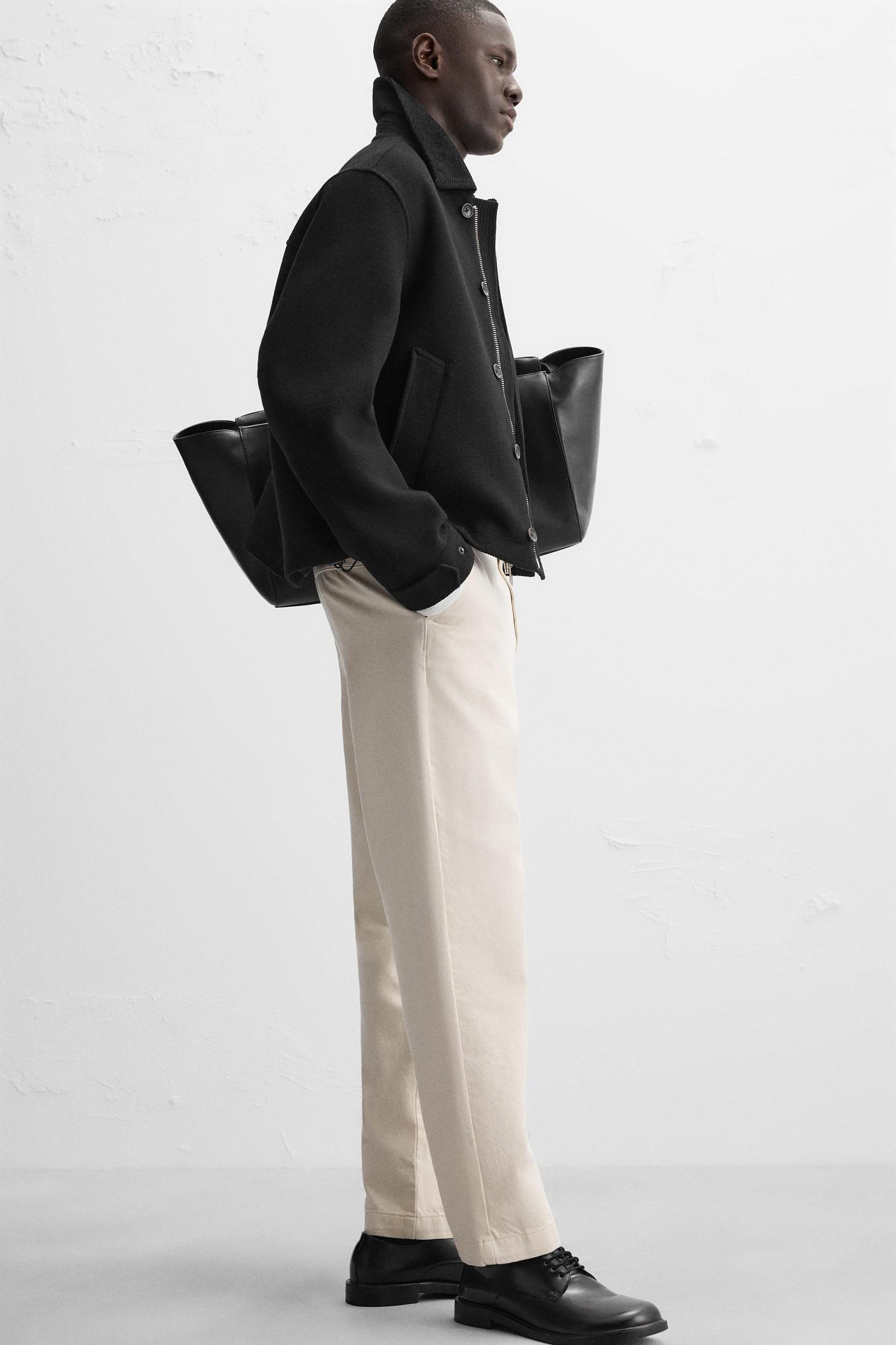 STRAIGHT FIT TWILL PANTS Product Image