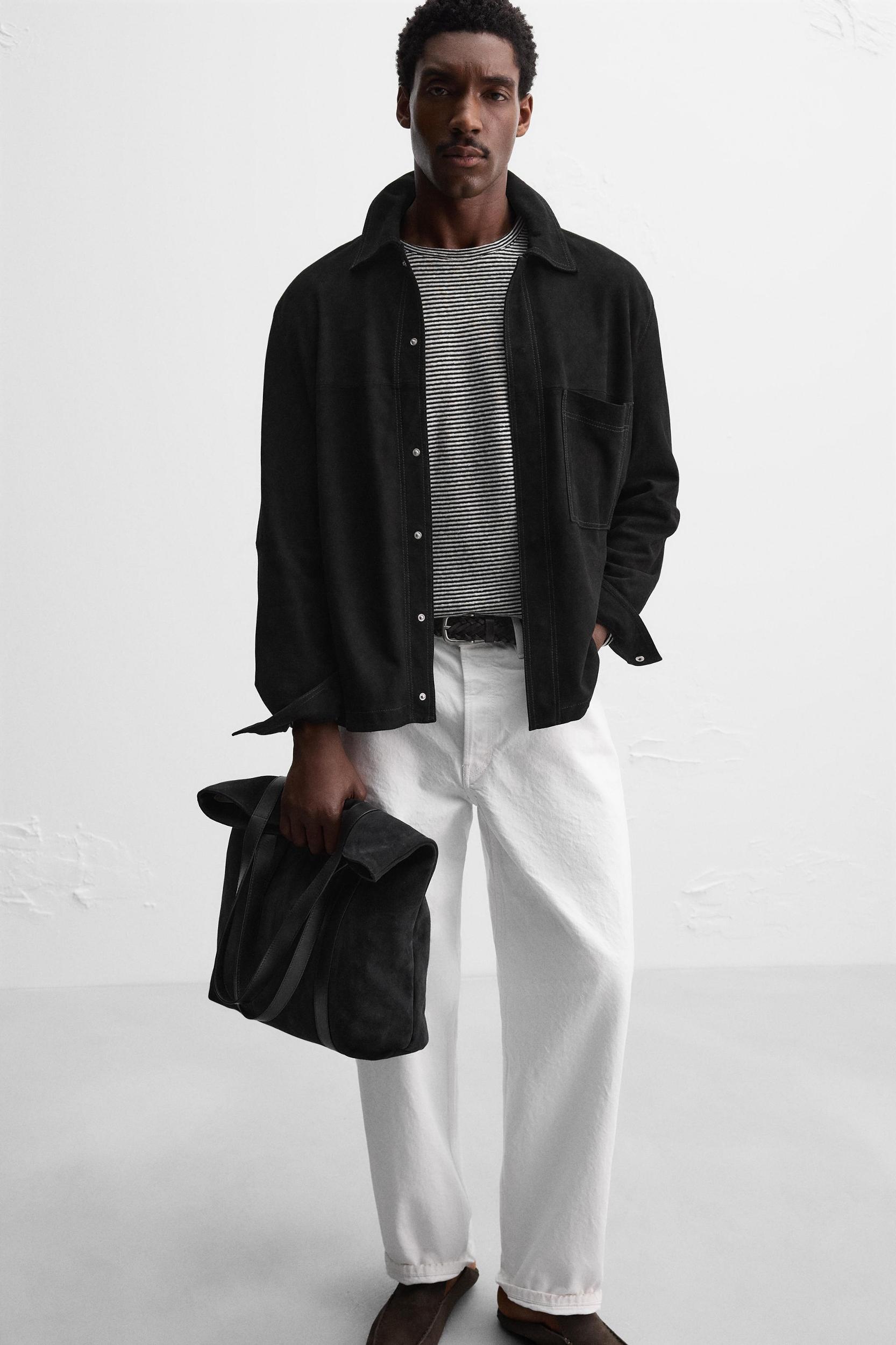 LIMITED EDITION SUEDE LEATHER OVERSHIRT Product Image