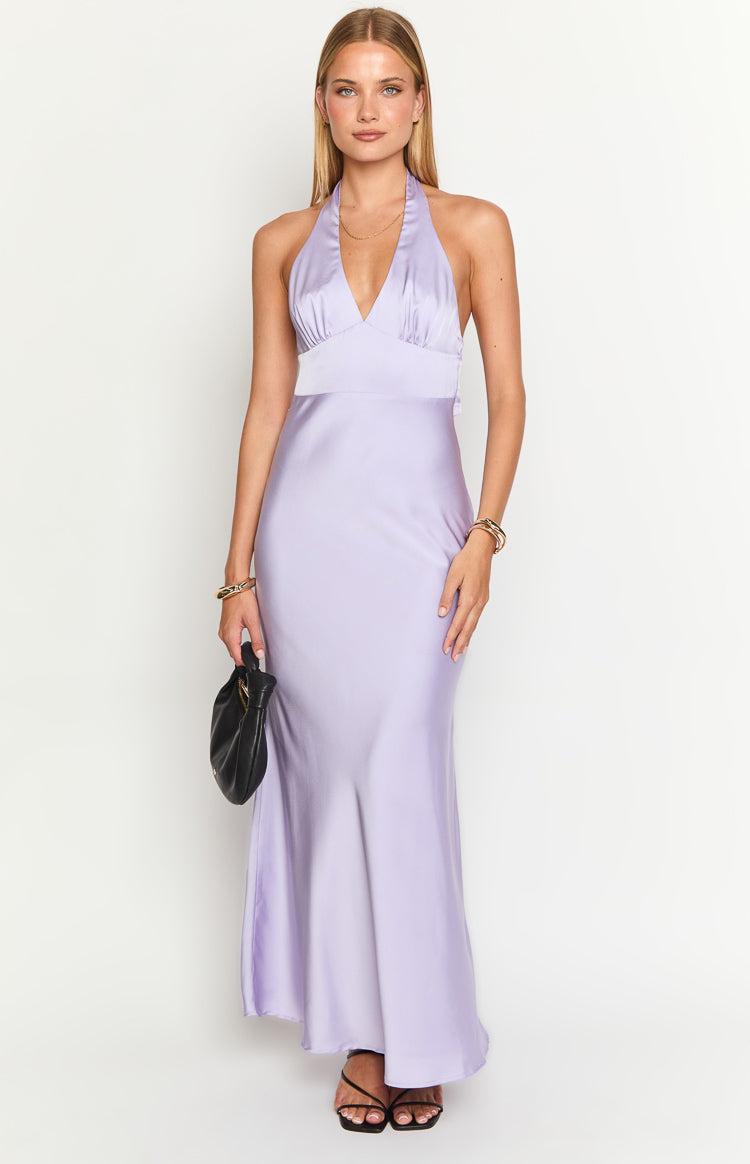 Haizel Purple Maxi Dress Product Image