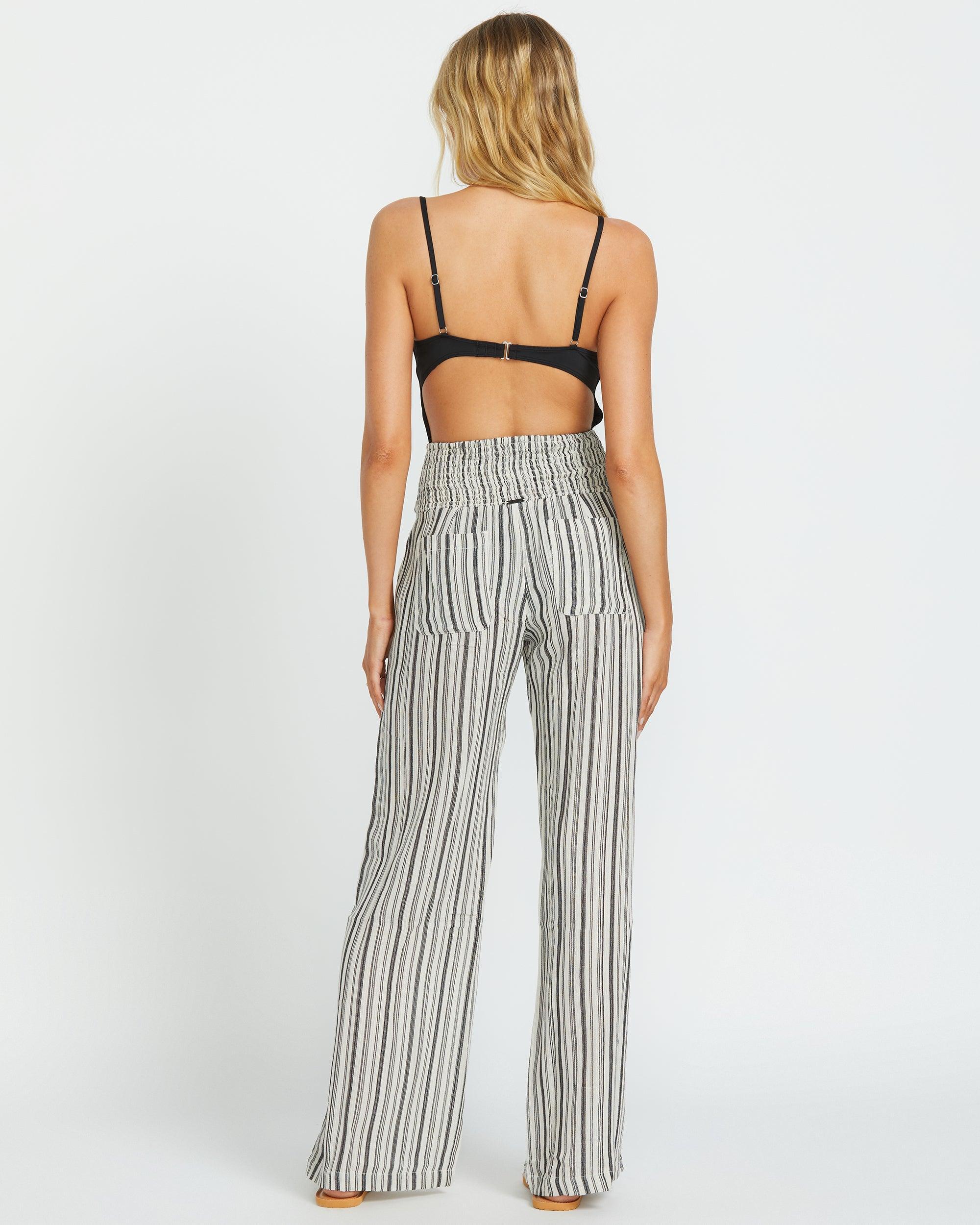 New Waves 2 Elastic Waist Pants - Black Pebble Female Product Image