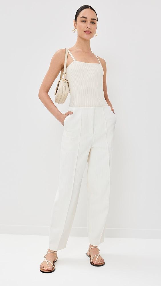 Róhe Barrel Leg Cotton Trousers | Shopbop Product Image
