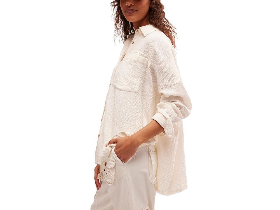 Free People Cardiff Top (Optic ) Women's Clothing Product Image