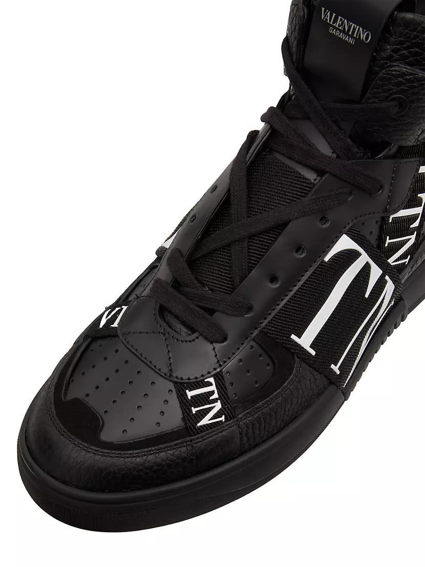Mid-Top Calfskin VL7N Sneakers with Bands Product Image