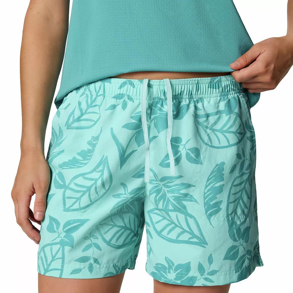 Women's Columbia Sandy River Printed Shorts III, Size: XXL, Spray Pasteled Product Image