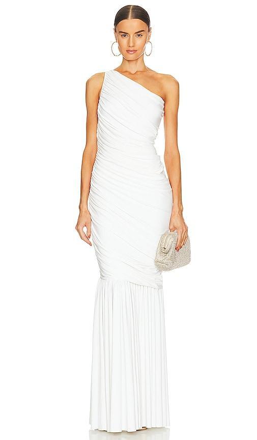 Womens Diana Fringed Fishtail Gown Product Image
