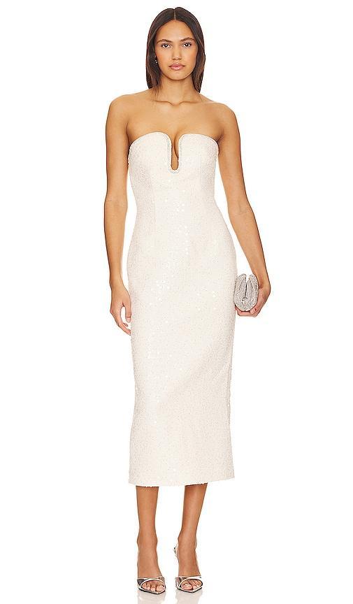 Sequin Boucle Midi Dress self-portrait Product Image