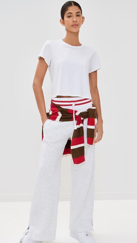 Nike Sportswear Phoenix Fleece Graphic Wide Pants | Shopbop Product Image
