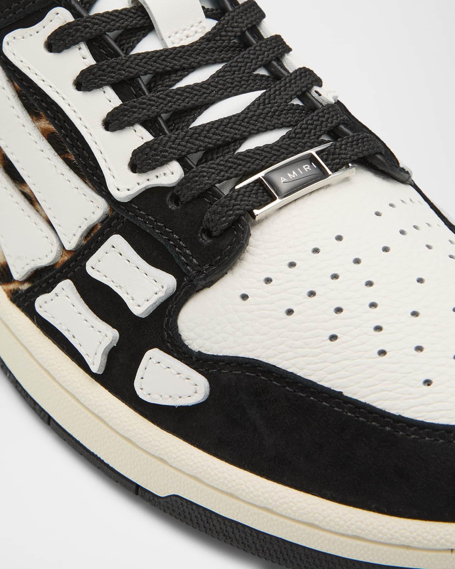 Men's Leopard Skel Low-Top Sneakers Product Image