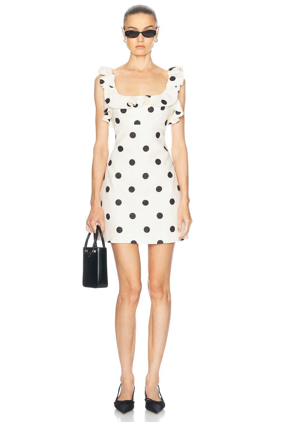 Crush Frill Mini Dress Product Image