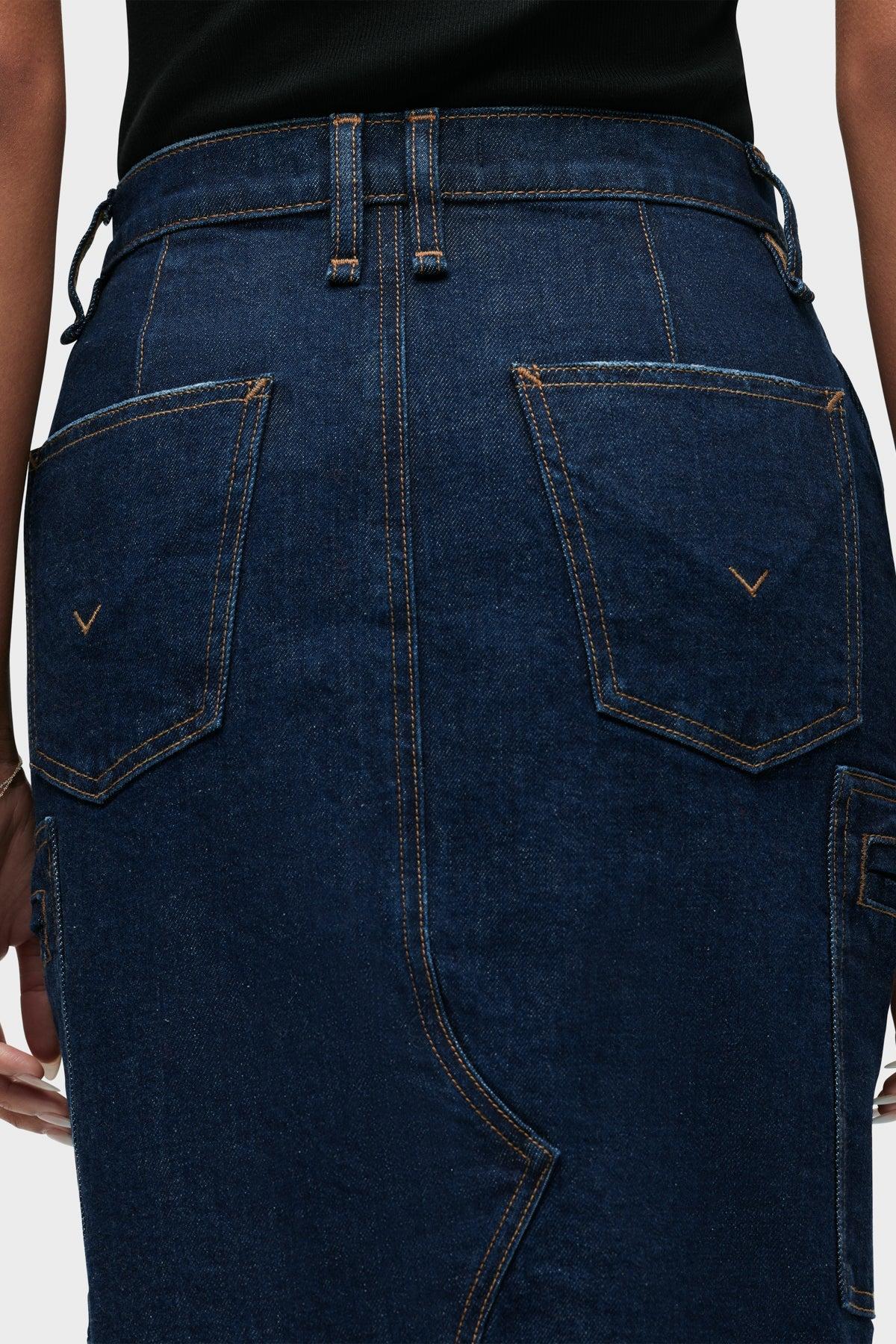 Reconstructed Skirt w/ Cargo Welt Pockets Female Product Image