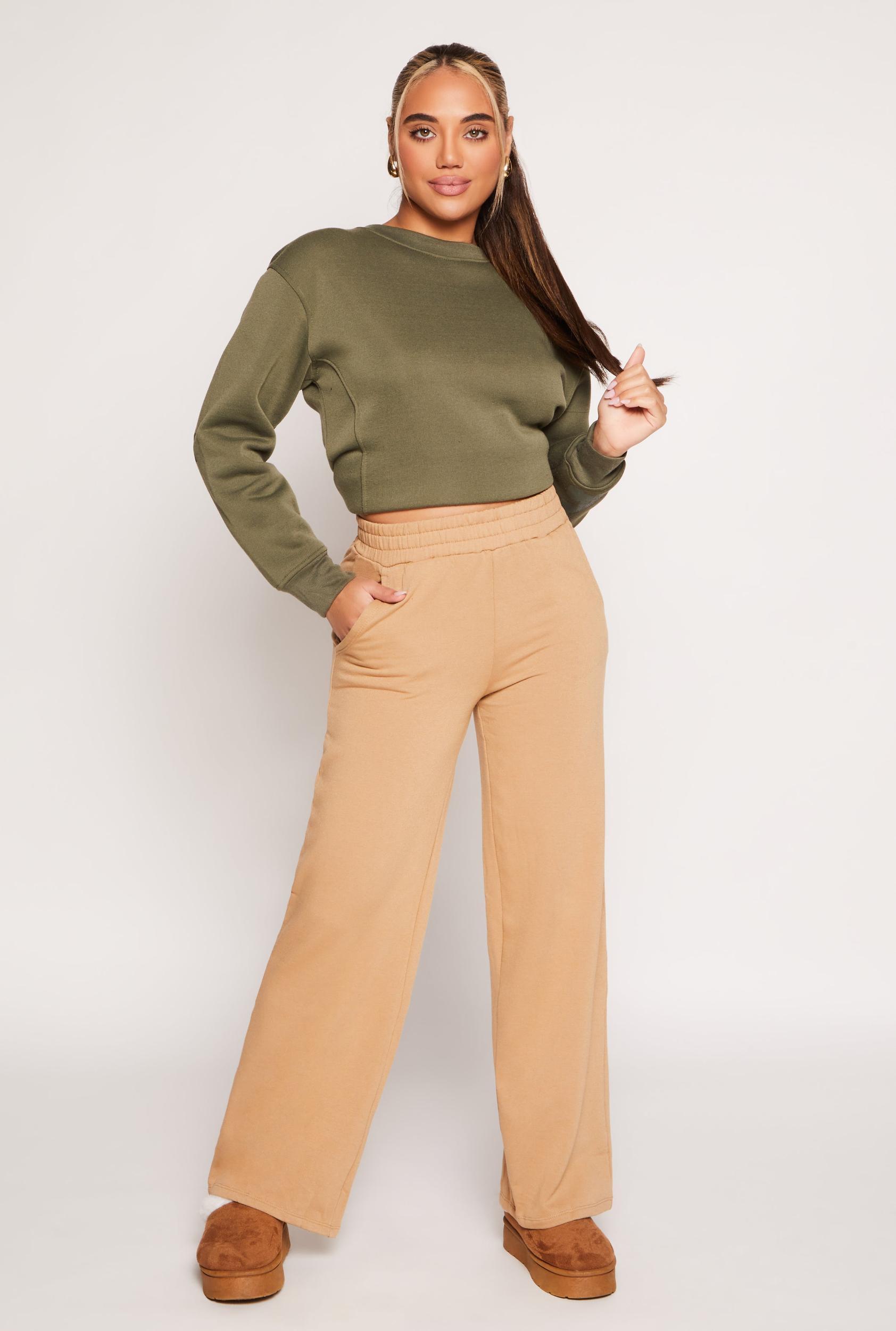 Womens Iris Wide Leg Pull On Sweatpants Product Image