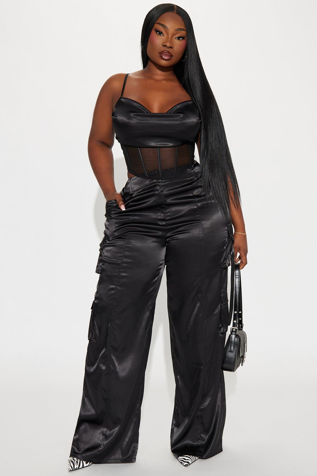 No Jealousy Pant Set - Black Product Image