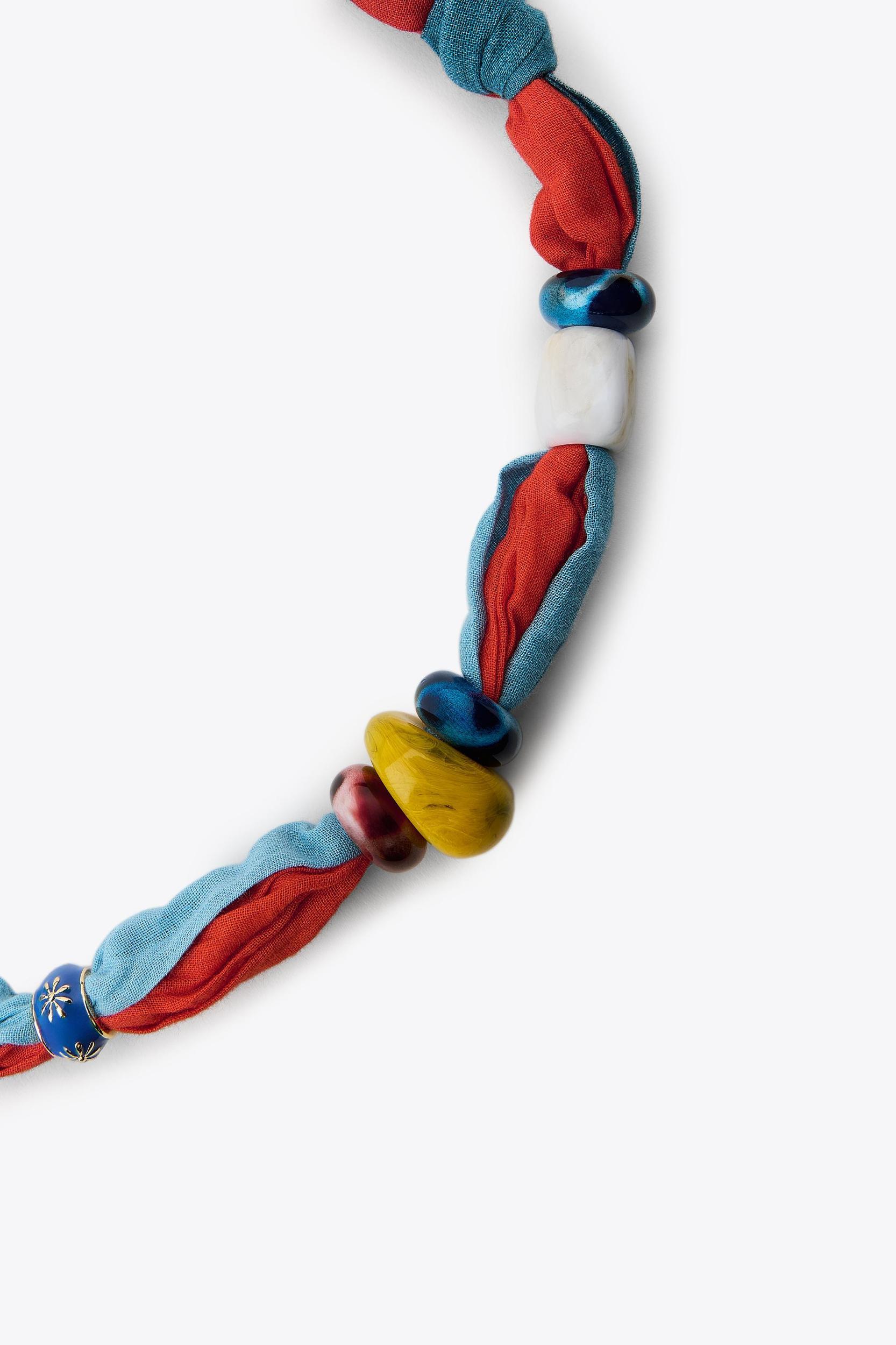COTTON BEAD SCARF Product Image