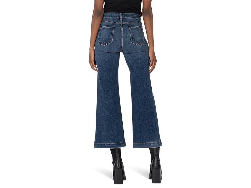 KUT from the Kloth Meg High Rise Wide Leg W Patch Pockets Reg Hem (Dandle) Women's Jeans Product Image