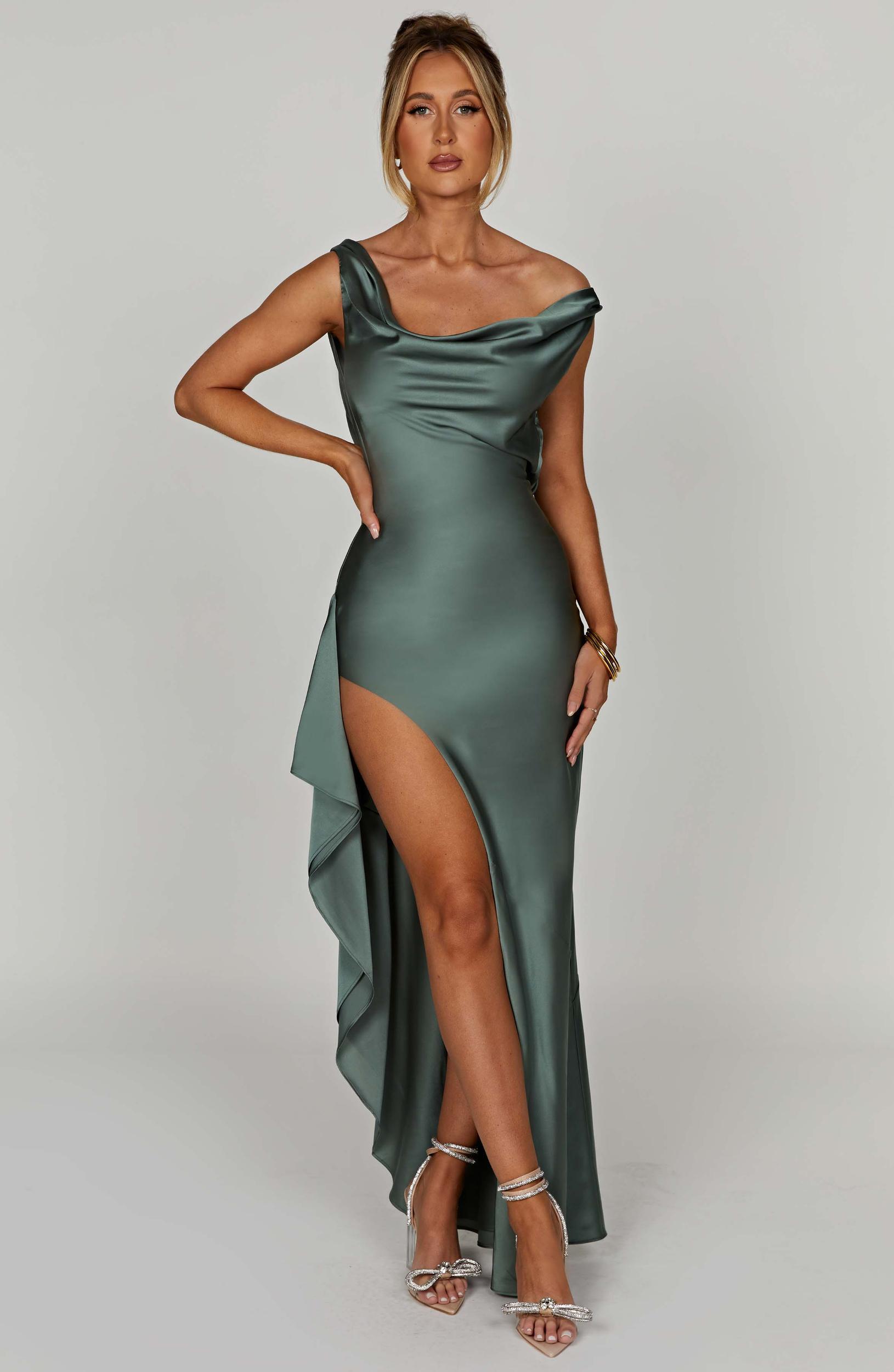 Marilyn Maxi Dress - Sage Product Image