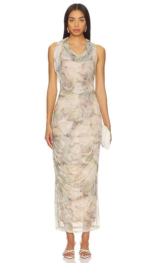 Breslin Mesh Midi Dress MISHA Product Image
