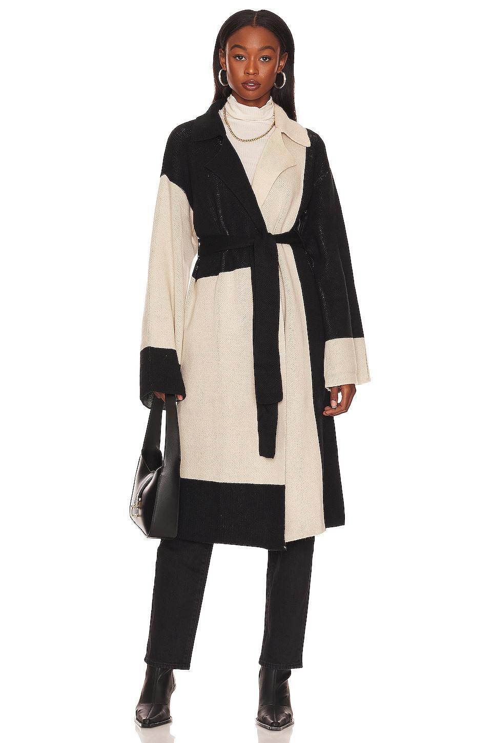Jaren Color Block Long Cardigan L'Academie Product Image