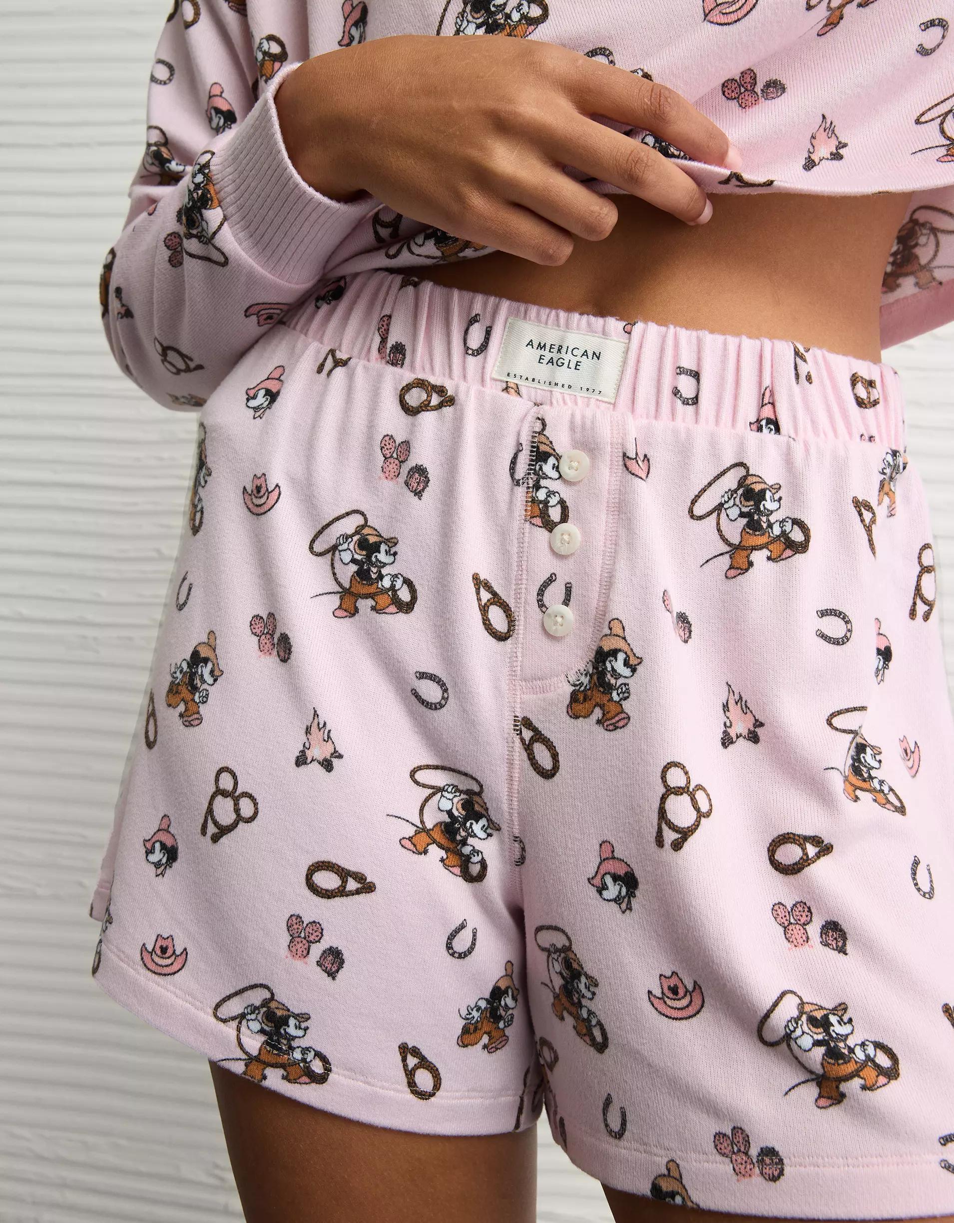 AE Luxe Plush Mickey Mouse PJ Set Product Image