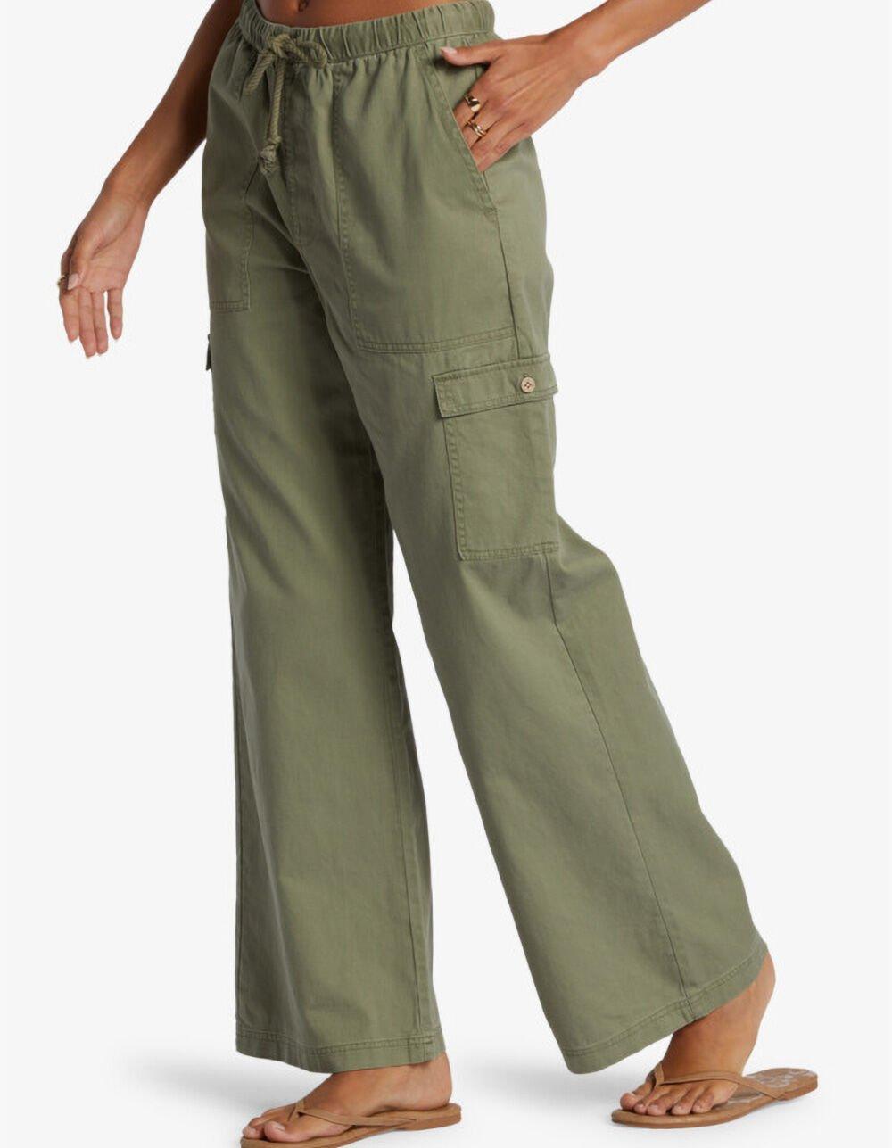 ROXY Precious Cargo Womens Cargo Pants - OLIVE Product Image