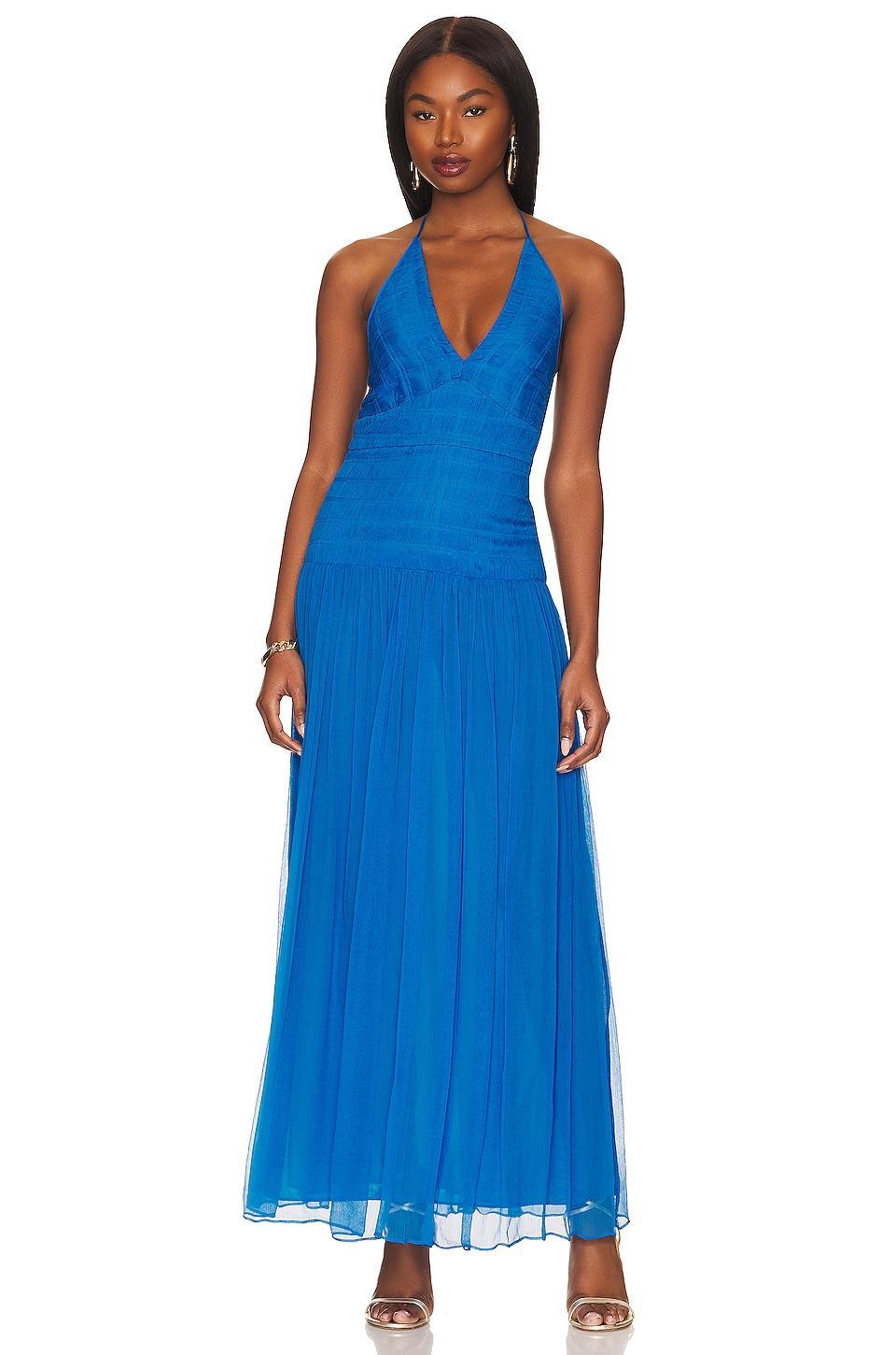 Leilani Halter Tie Maxi Dress Shona Joy Product Image