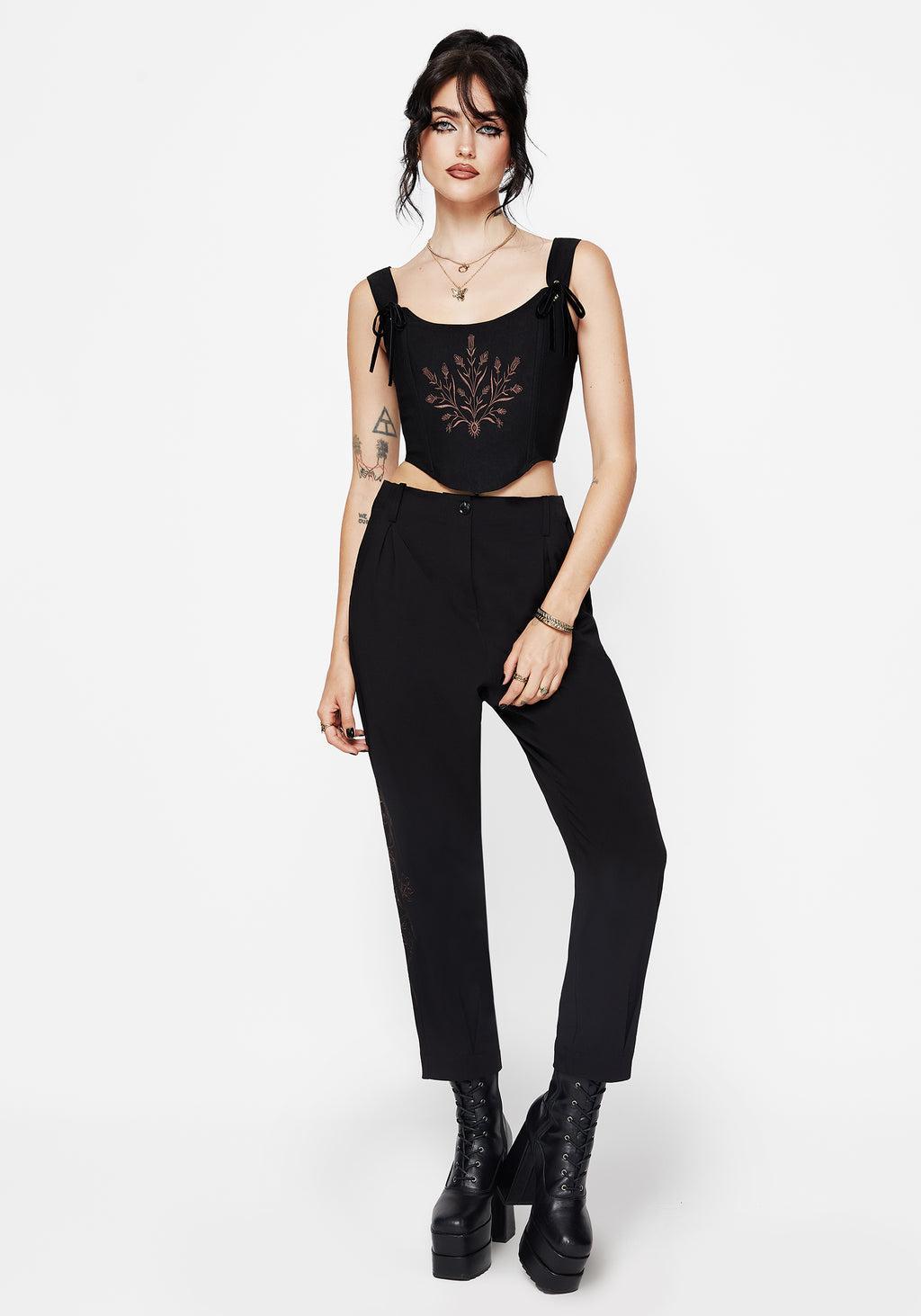 Renita Embroidered Tapered Tailored Trouser Product Image