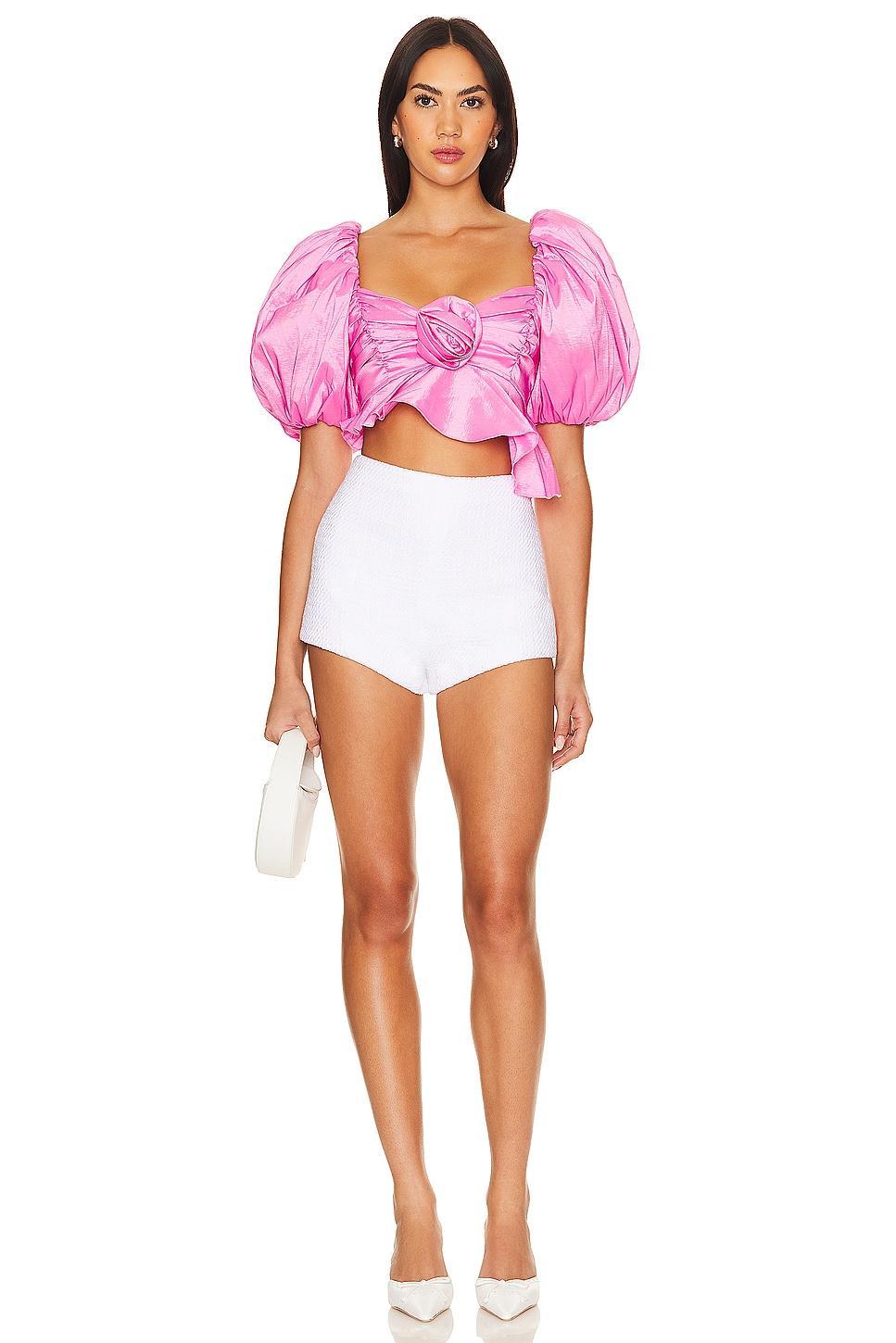 Judith Crop Blouse For Love & Lemons Product Image