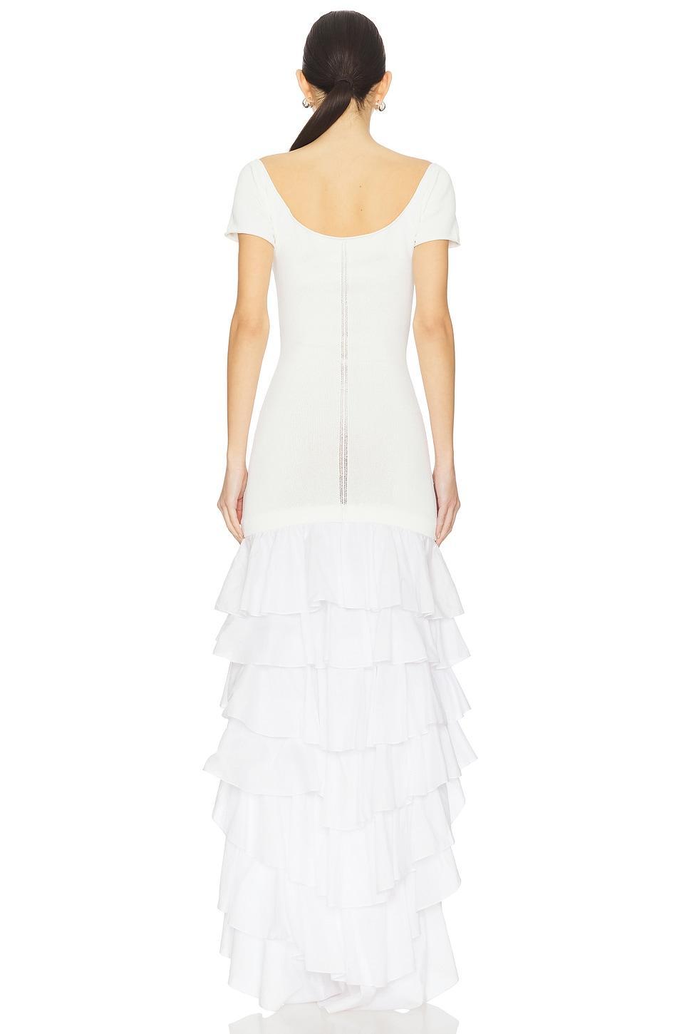 Knit Ruffle Dress Alejandra Alonso Rojas Product Image